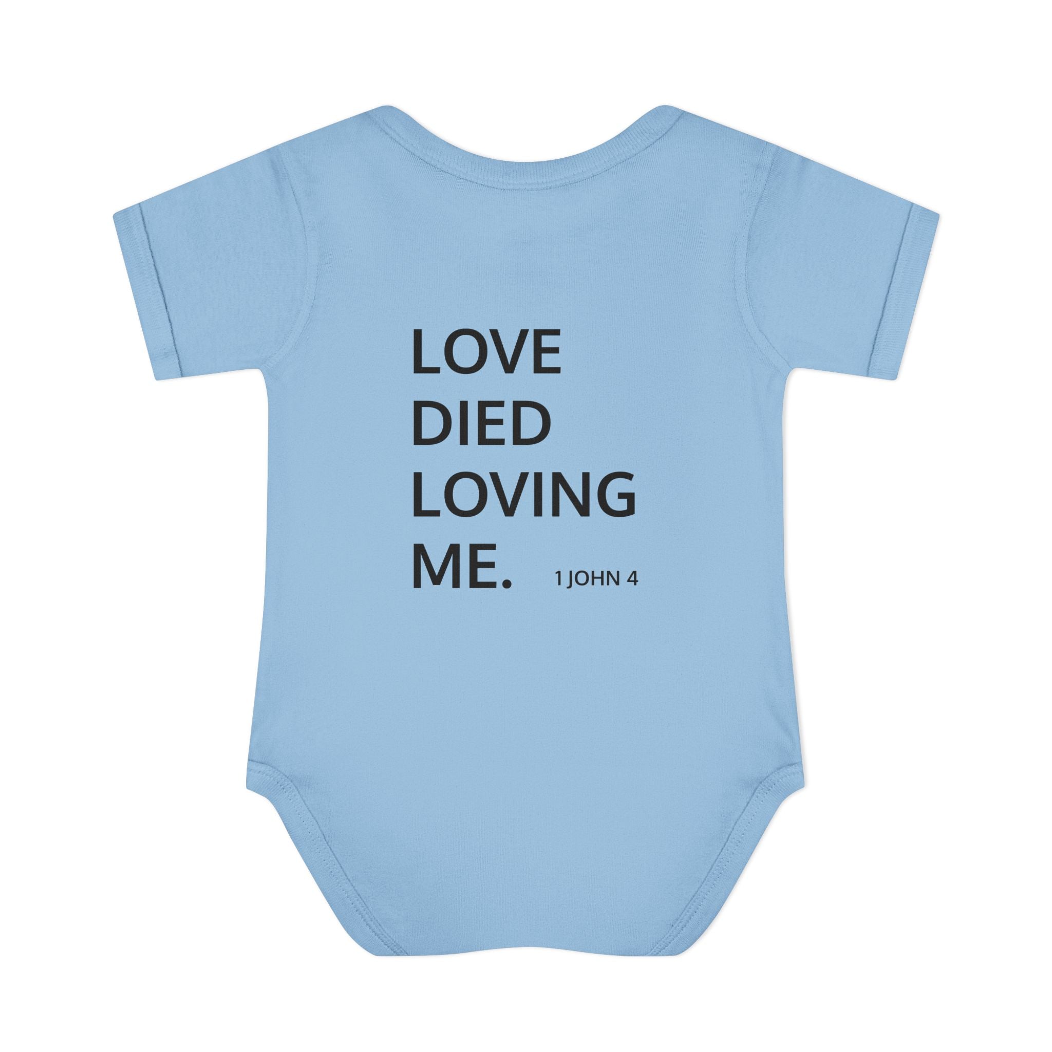 Love Died Loving Me - Infant Baby Bodysuit (Black Logo)