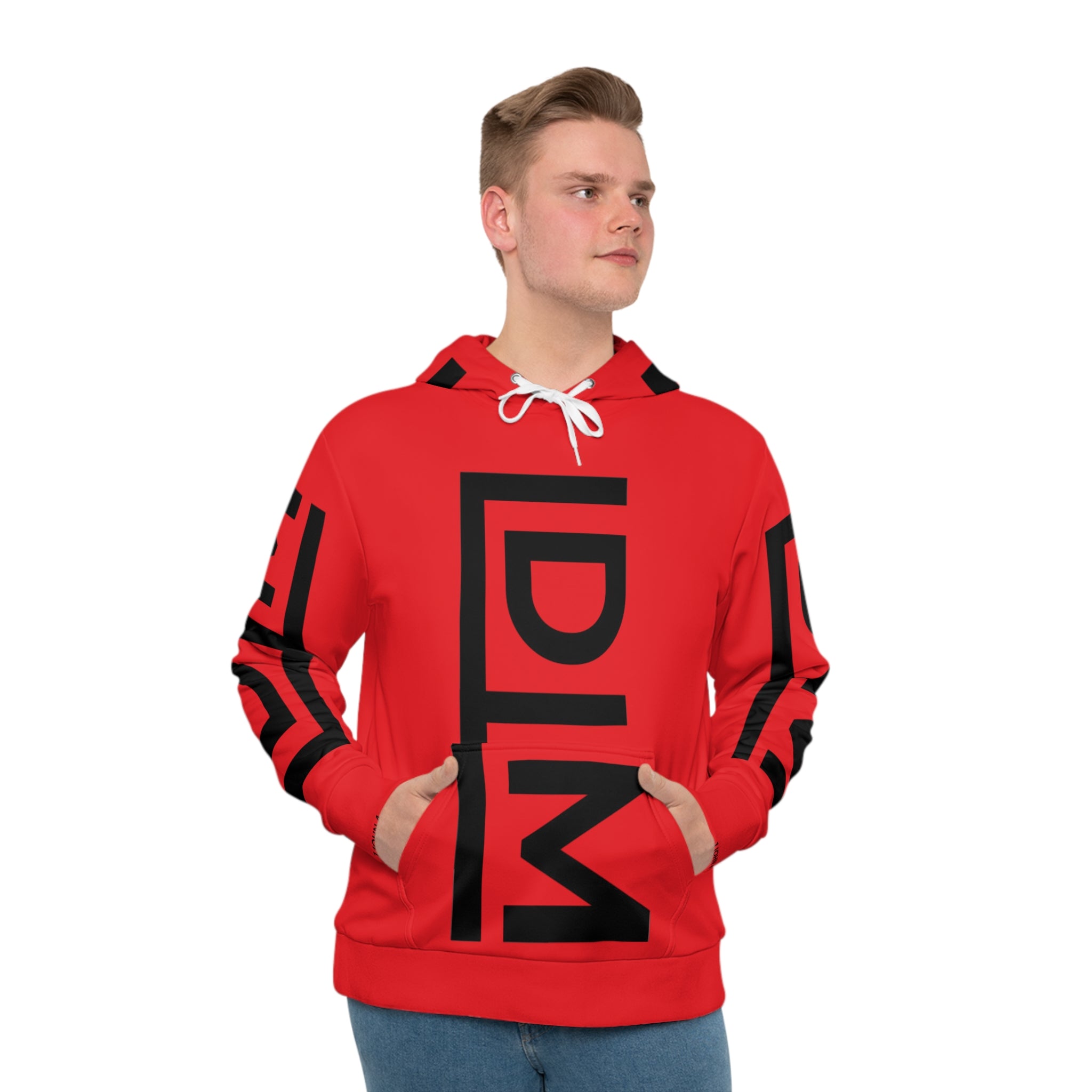 Love Died Loving Me - Unisex Logo Hoodie (Red/Black)