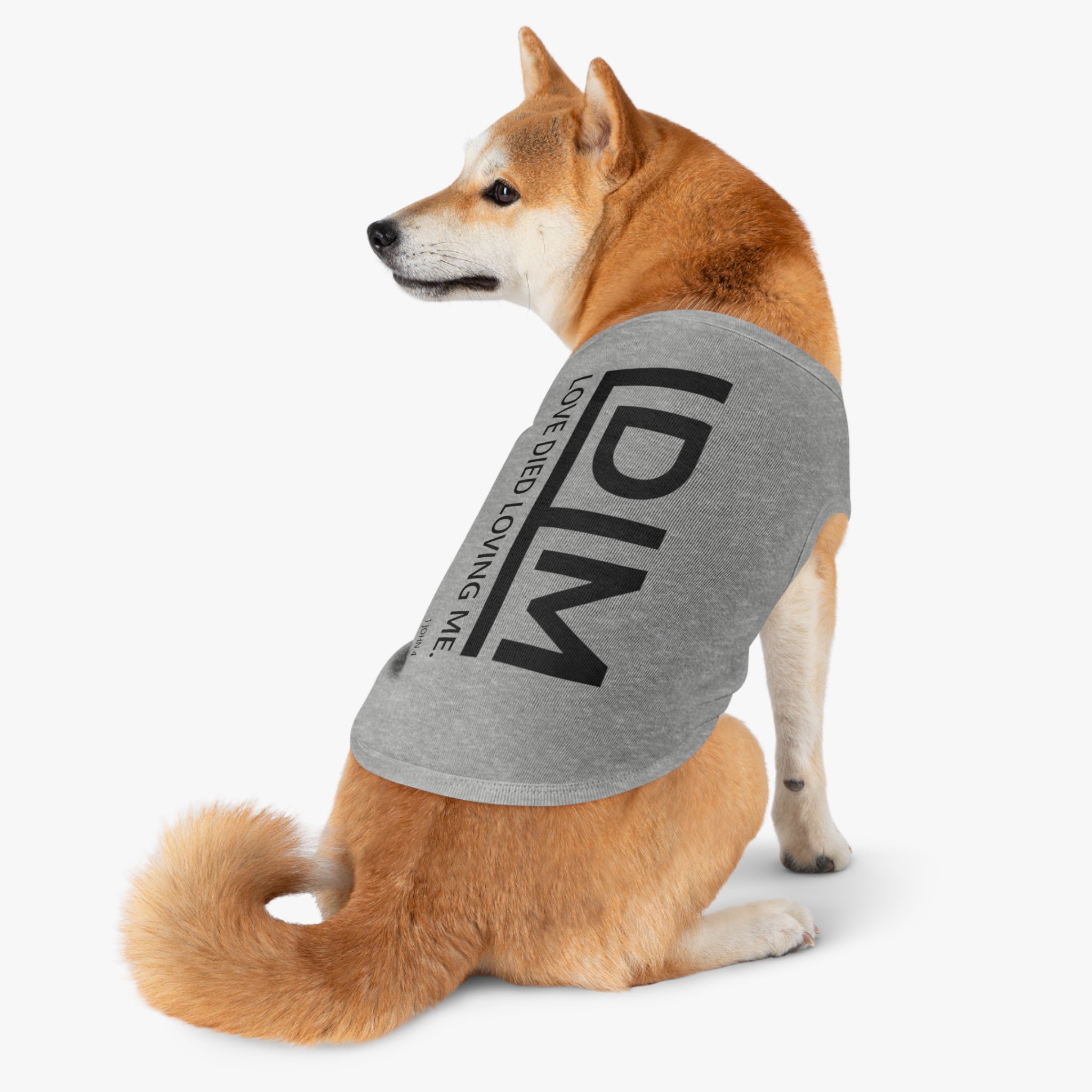 Love Died Loving Me - Pet Tank Top (Black Logo)