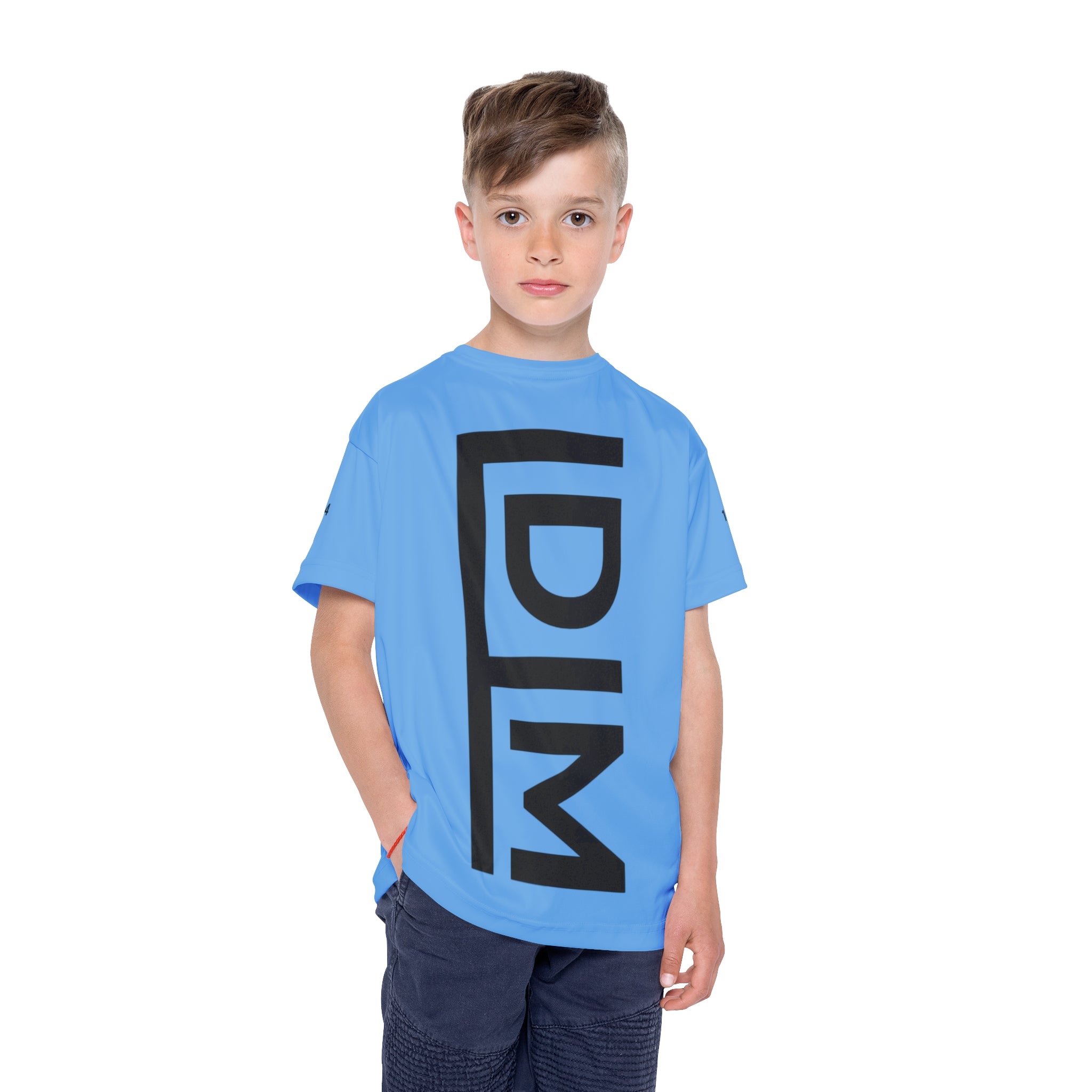 Love Died Loving Me - Kids Sports Jersey (Baby Blue/Black)