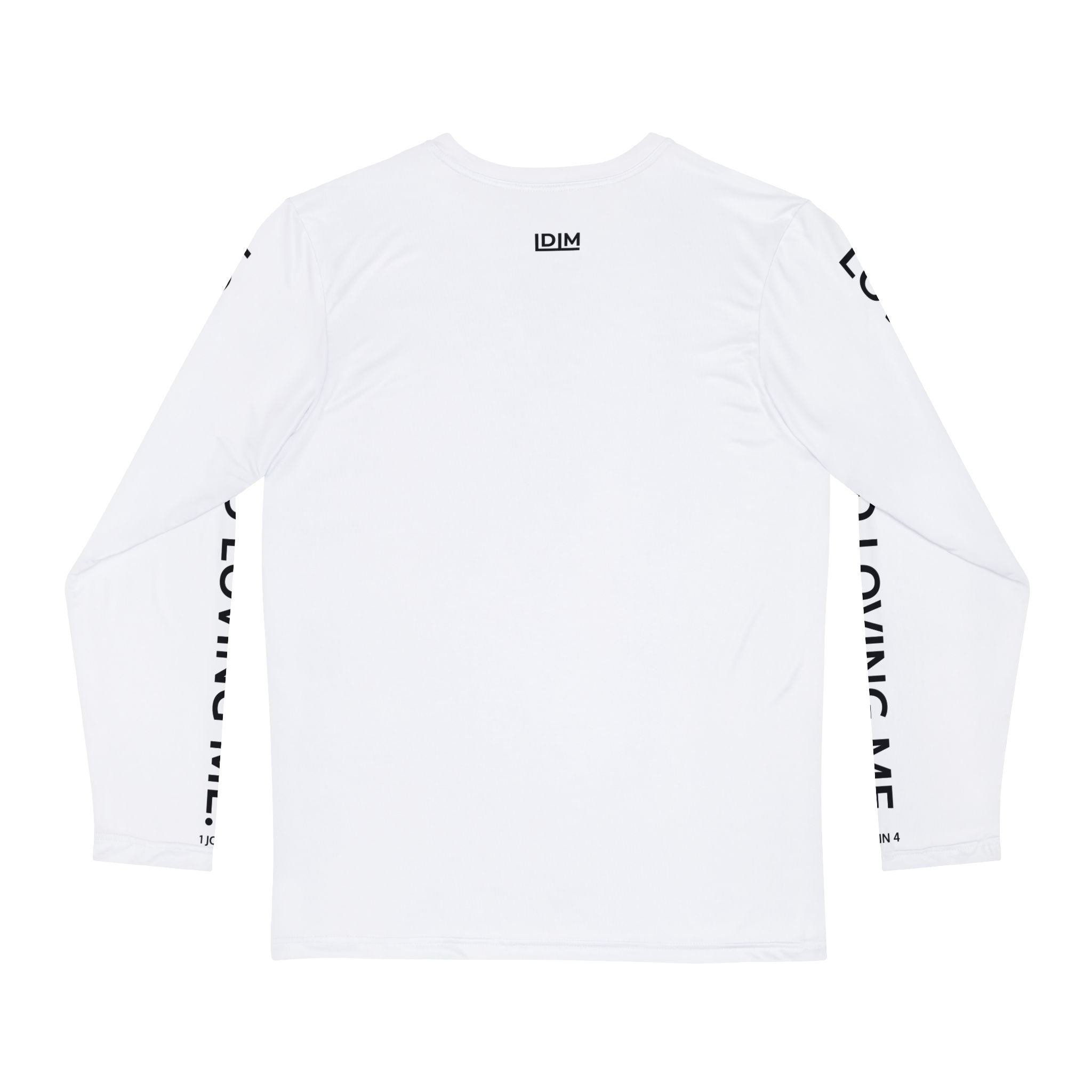 Love Died Loving Me - Men's Long Sleeve Tee (White/Black)