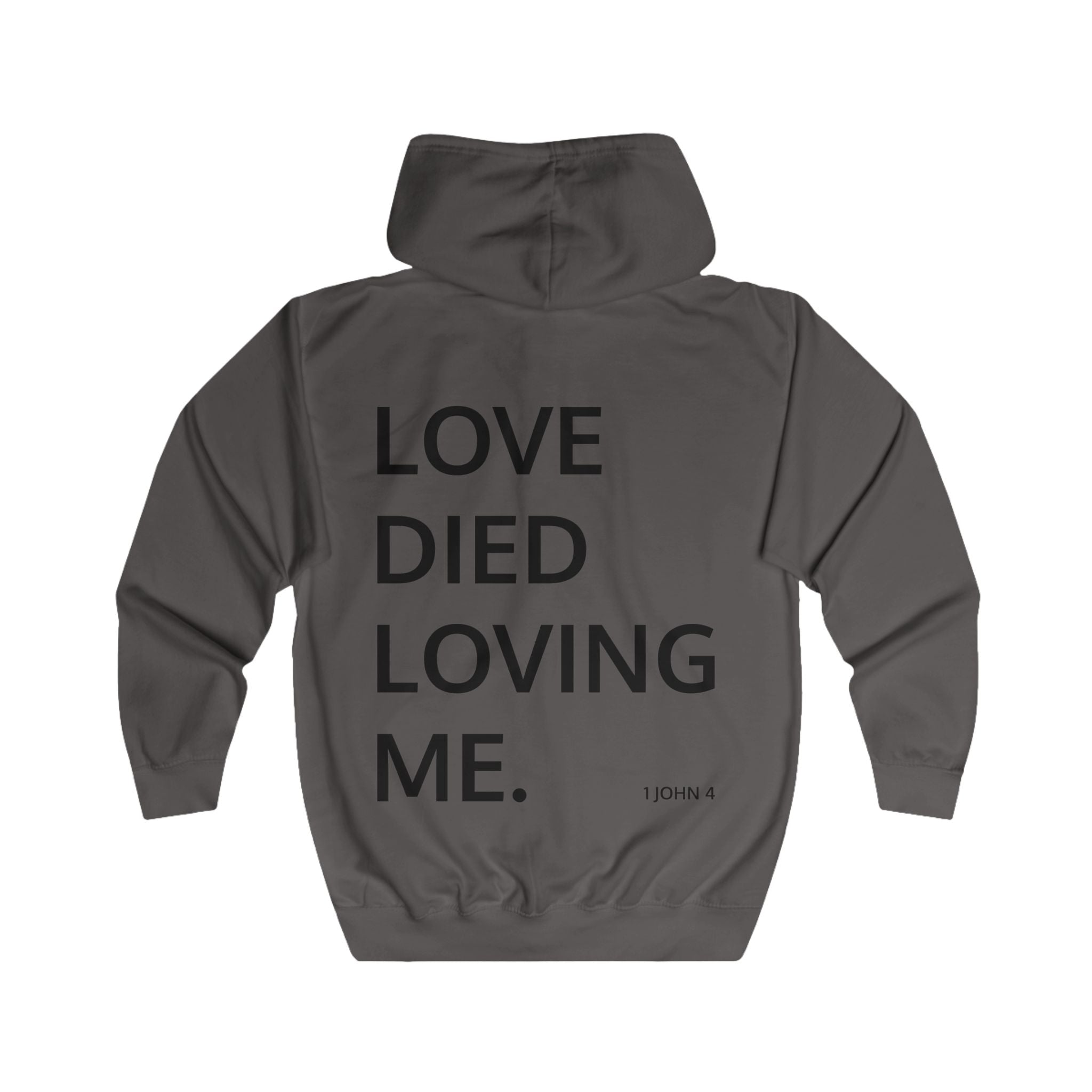 Love Died Loving Me - Unisex Zip Jacket (Black Logo)