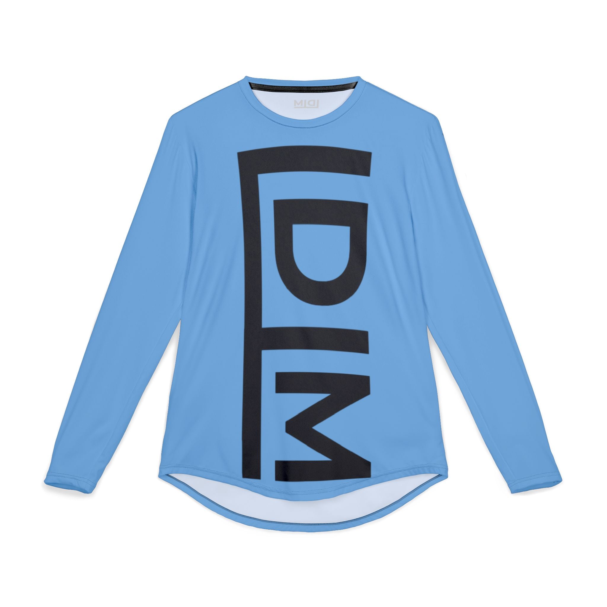 Love Died Loving Me - Men's UV Protection Long Sleeve Tee (Baby Blue/Black)