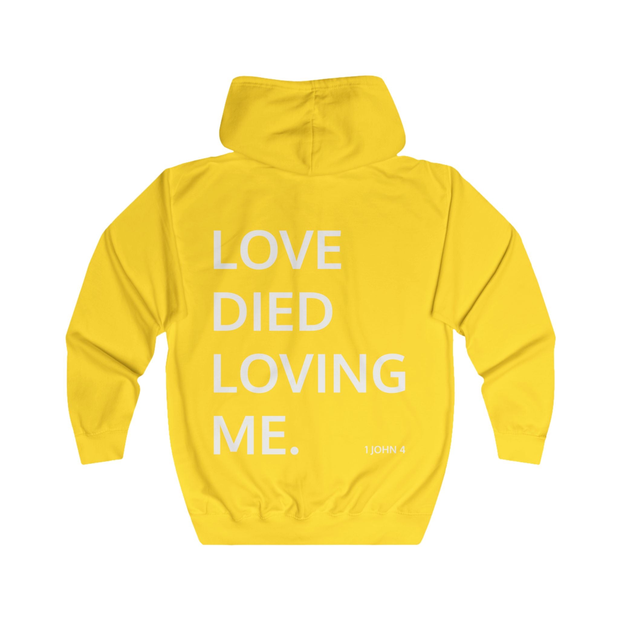 Love Died Loving Me - Unisex Zip Jacket (White Logo)