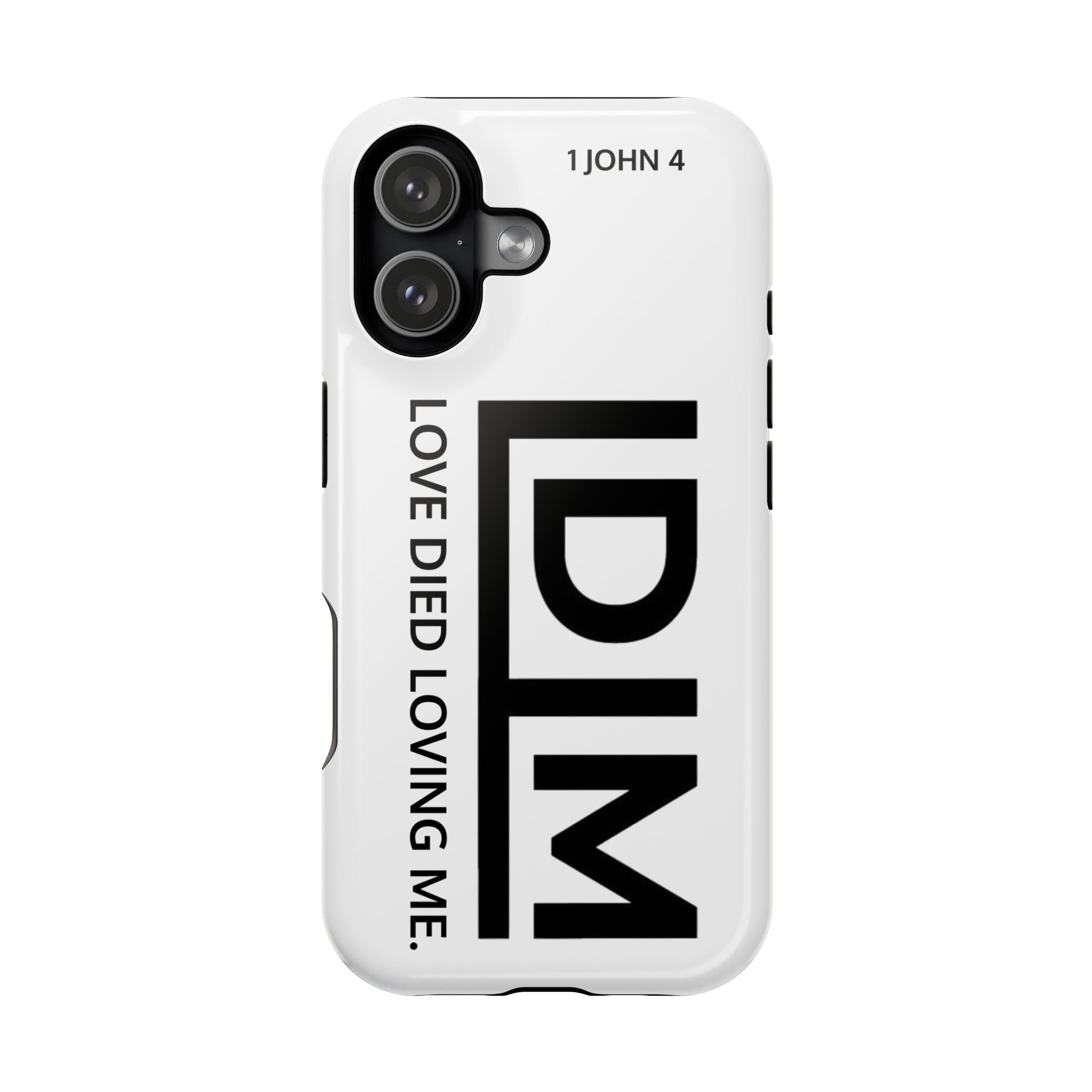 Love Died Loving Me - Magnetic iPhone Case (White)