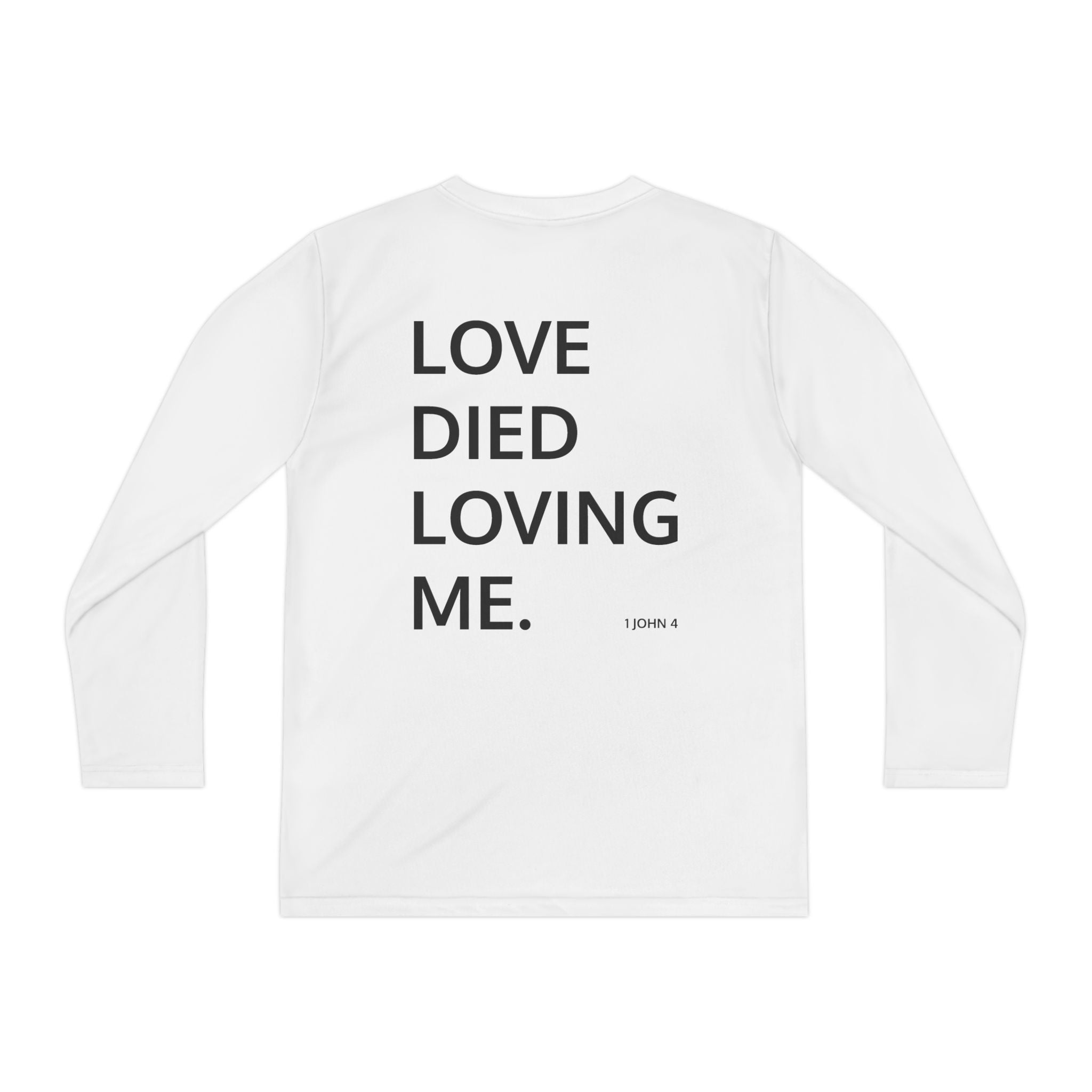 Love Died Loving Me - Youth Long Sleeve (Black Logo)