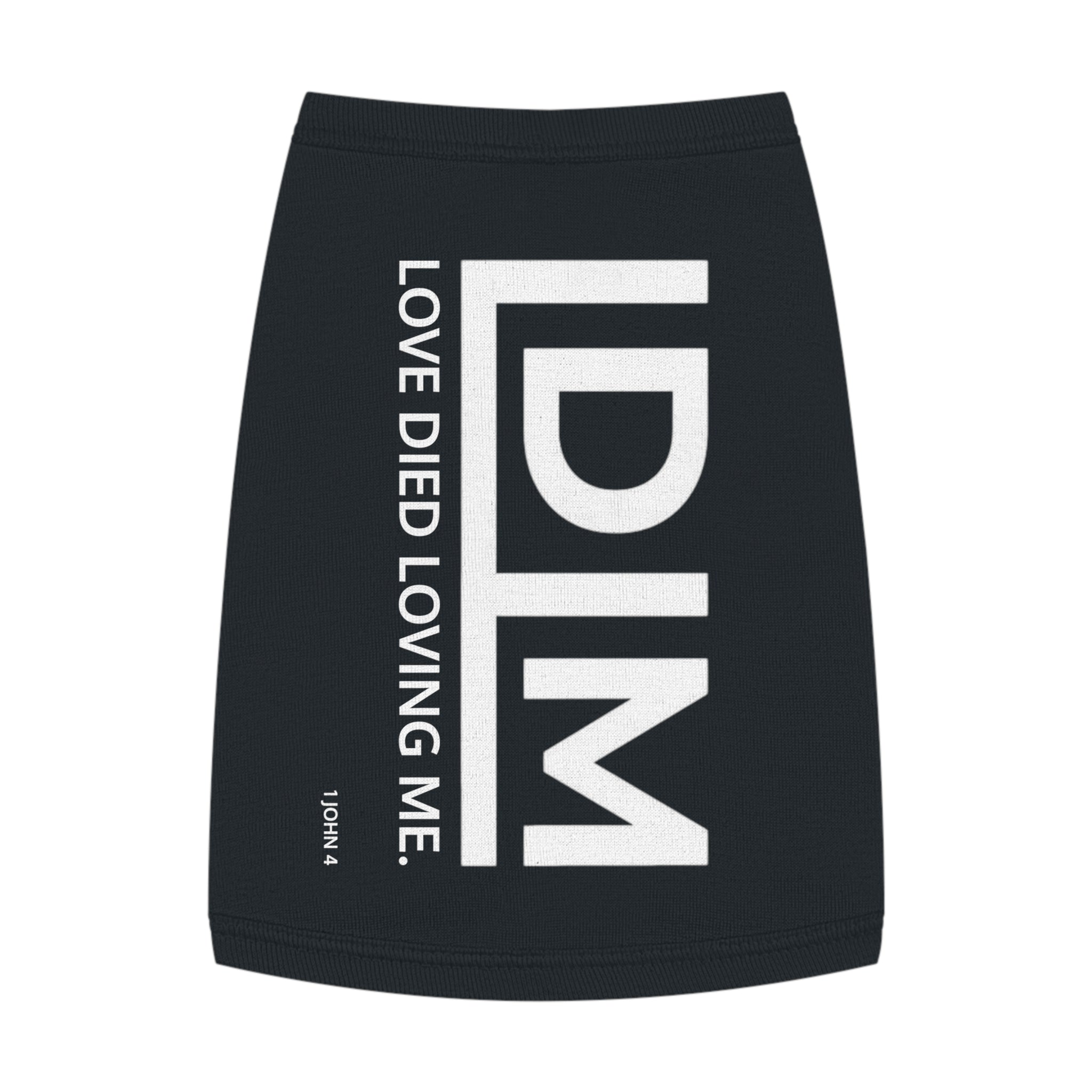 Love Died Loving Me - Pet Tank Top (White Logo)