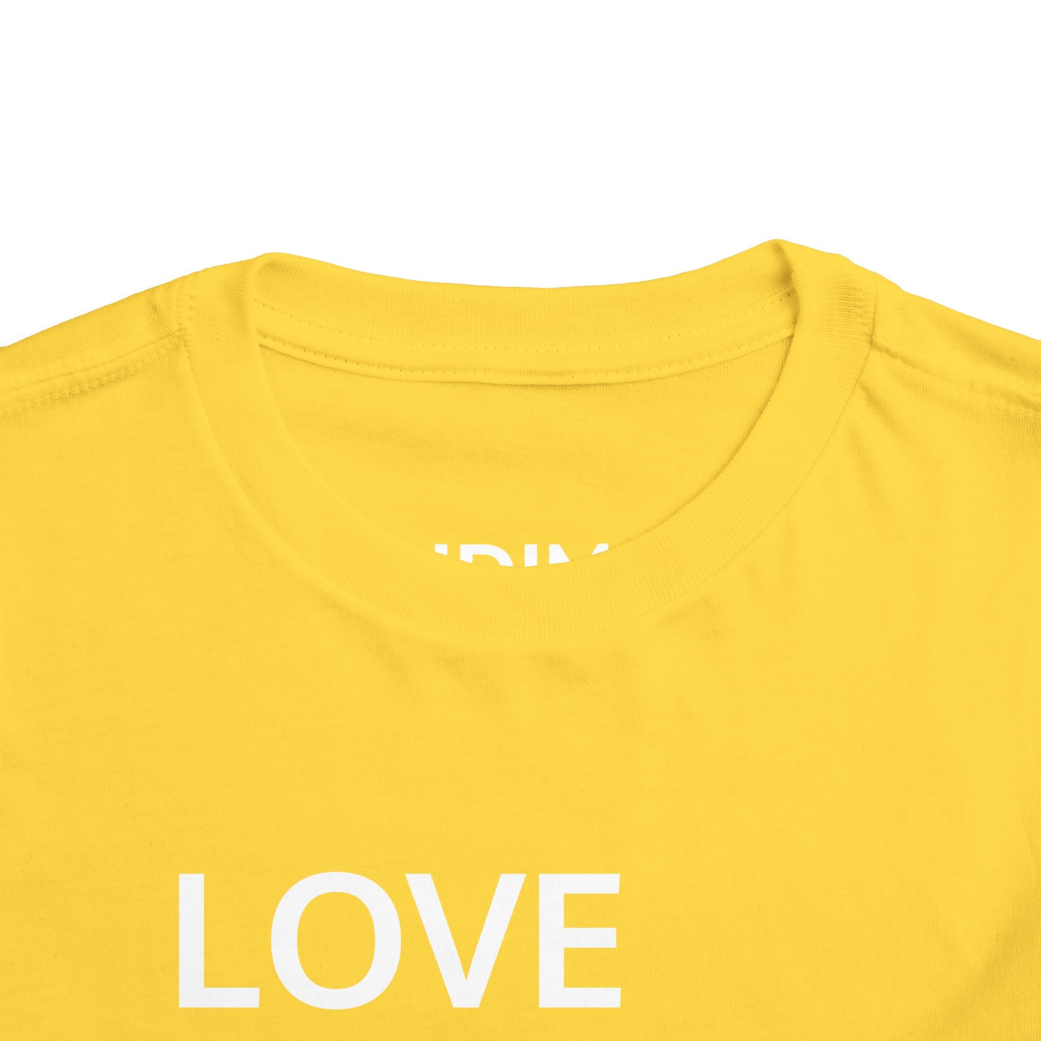 Love Died Loving Me - Toddler T-Shirt (White Back Logo)