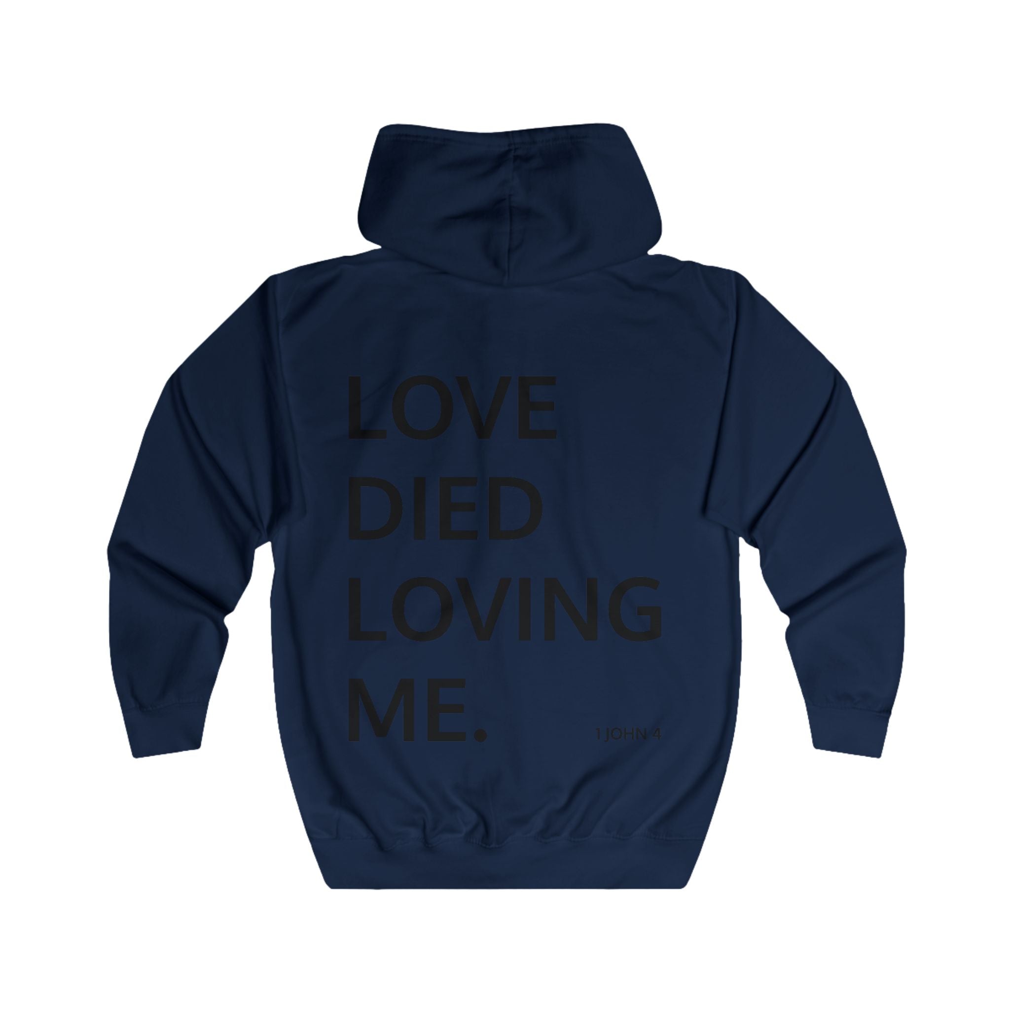 Love Died Loving Me - Unisex Zip Jacket (Black Logo)