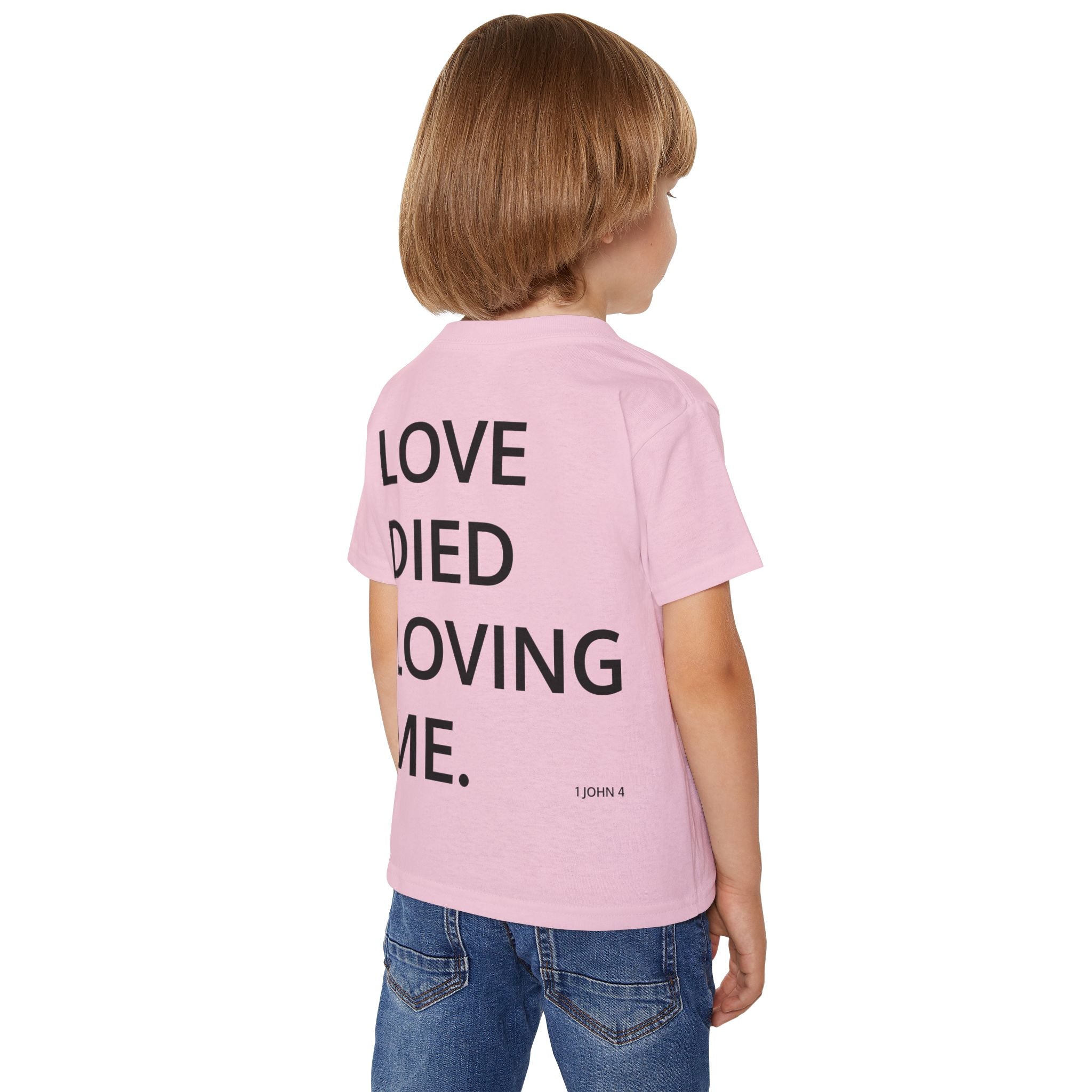 Love Died Loving Me - Toddler T-Shirt (Black Front Logo)