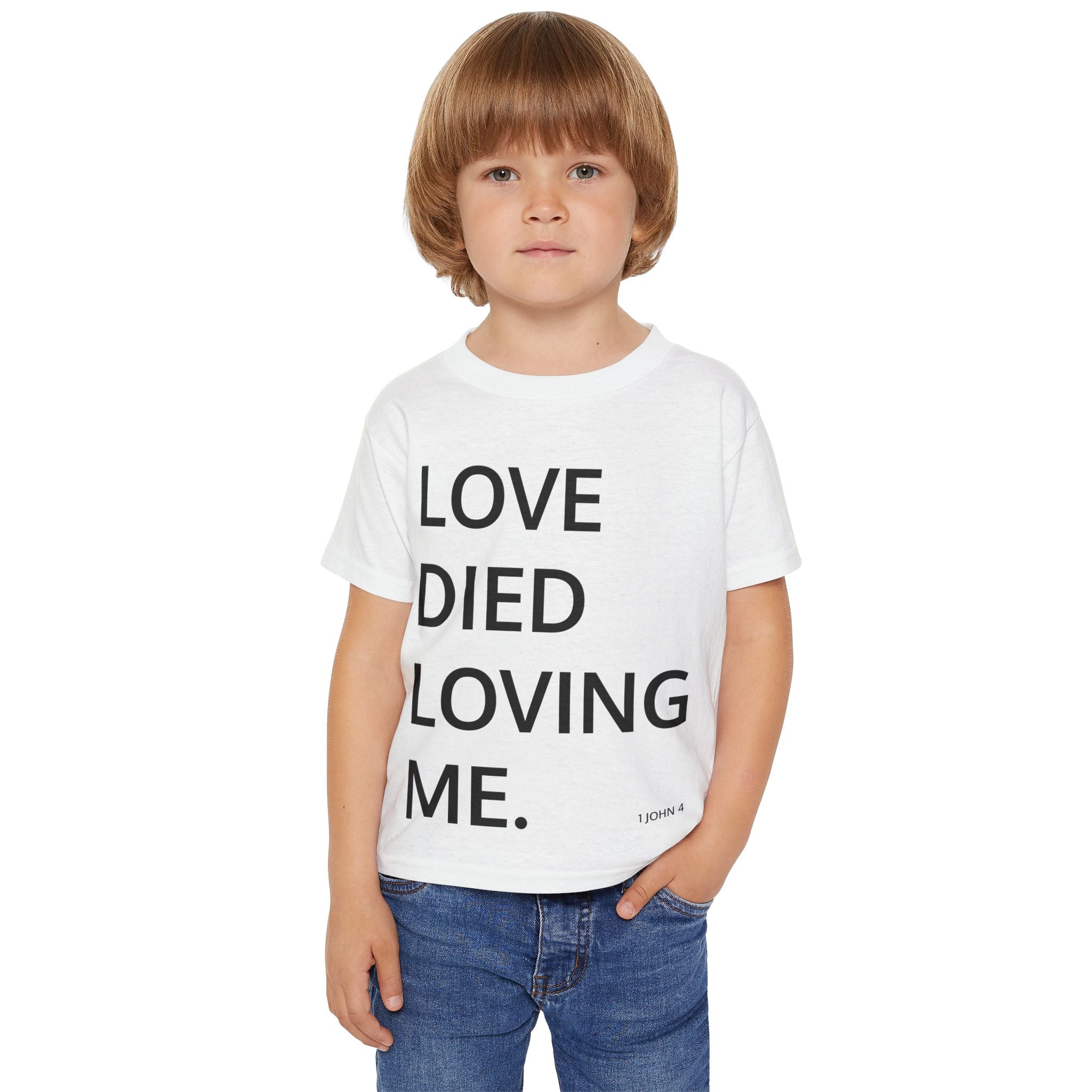 Love Died Loving Me - Toddler T-Shirt (Black Back Logo)