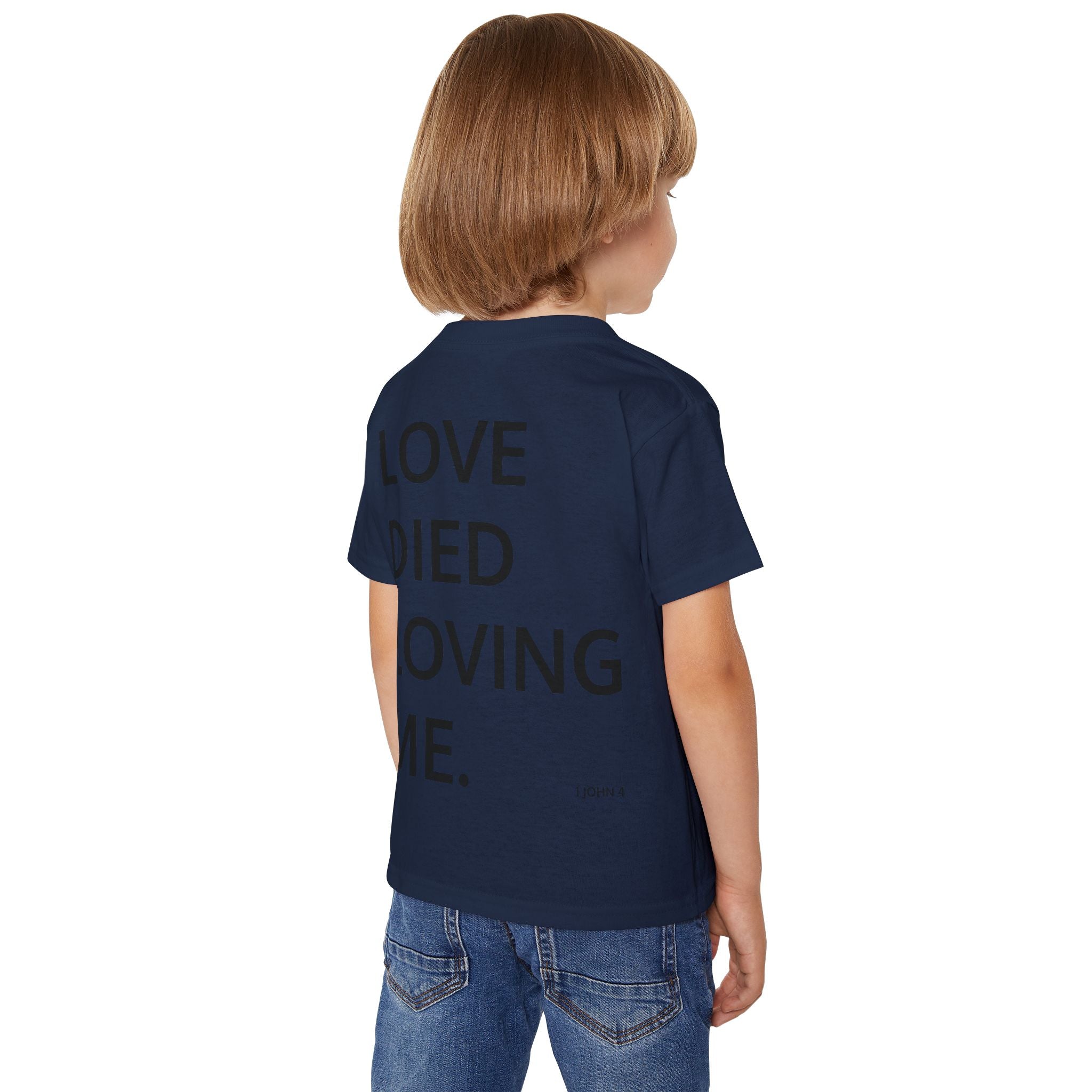 Love Died Loving Me - Toddler T-Shirt (Black Front Logo)