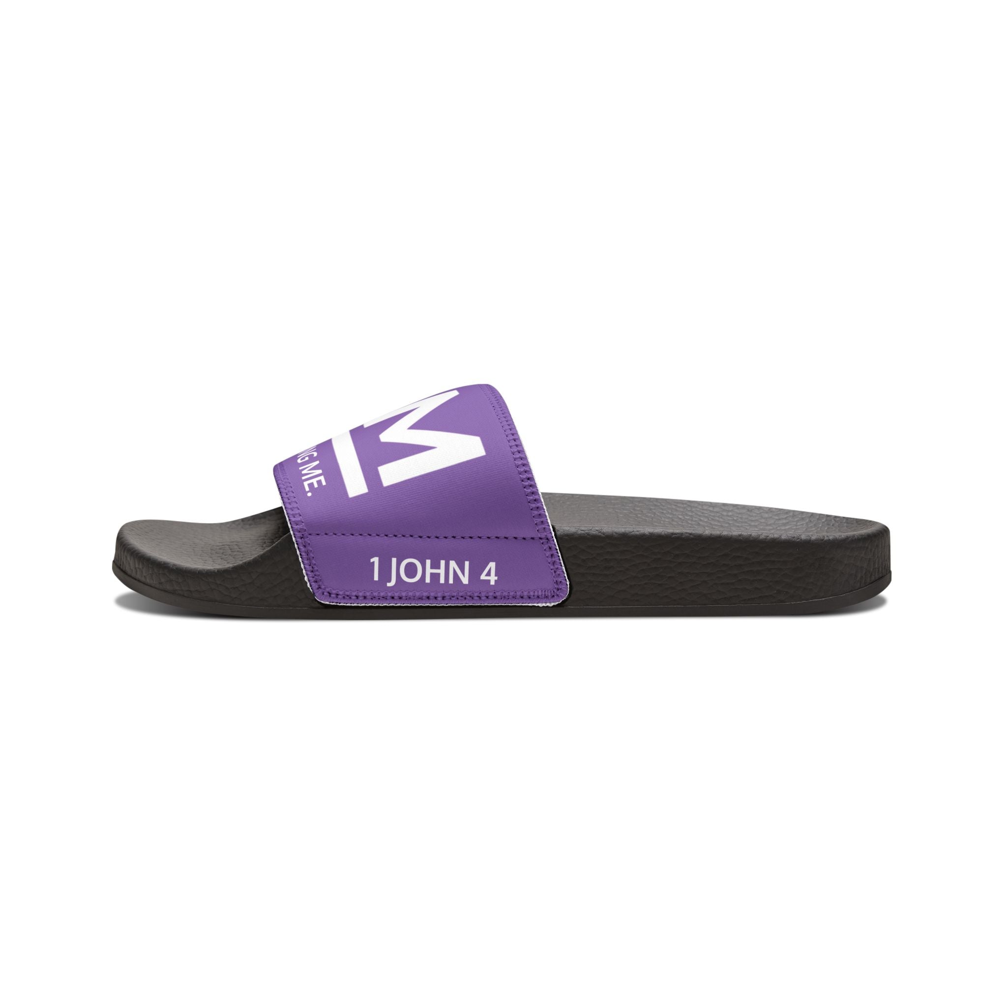 Love Died Loving Me - Women's Removable-Strap Slides (Lavender)