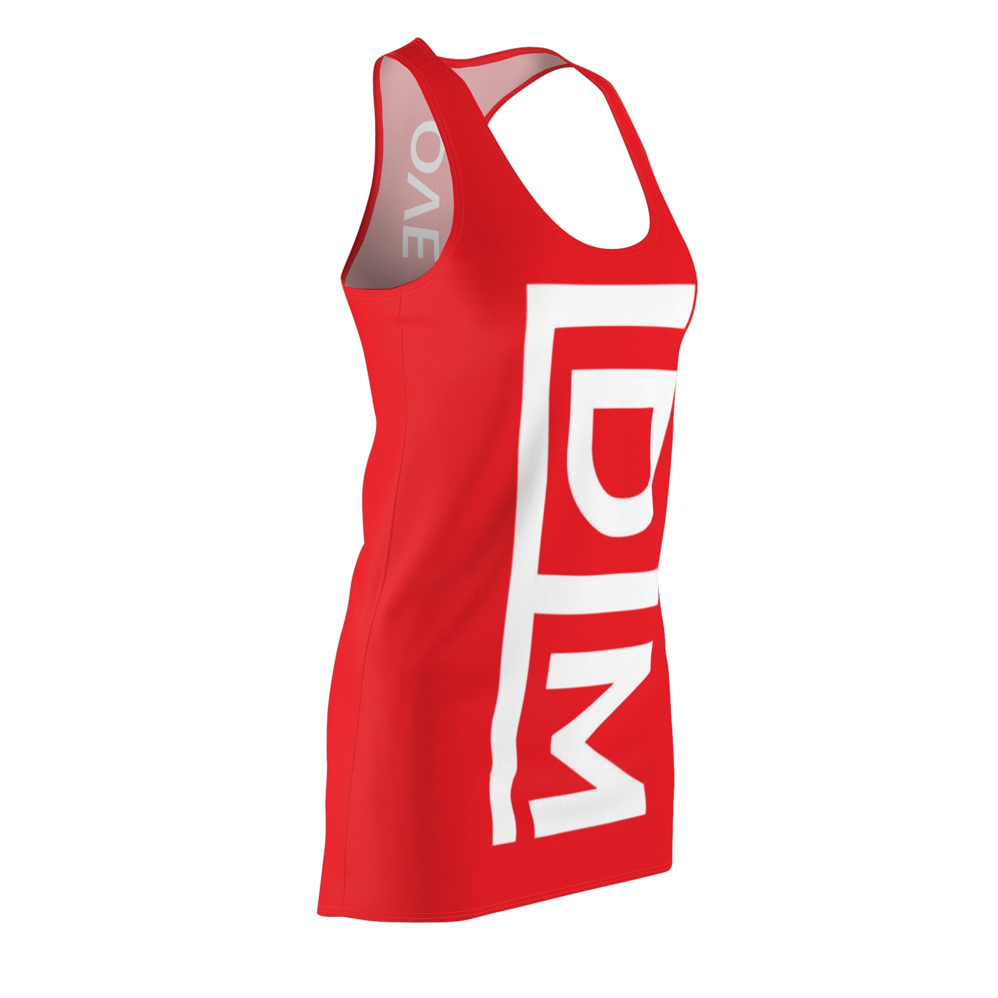 Love Died Loving Me - Chic Racerback Dress (Red)