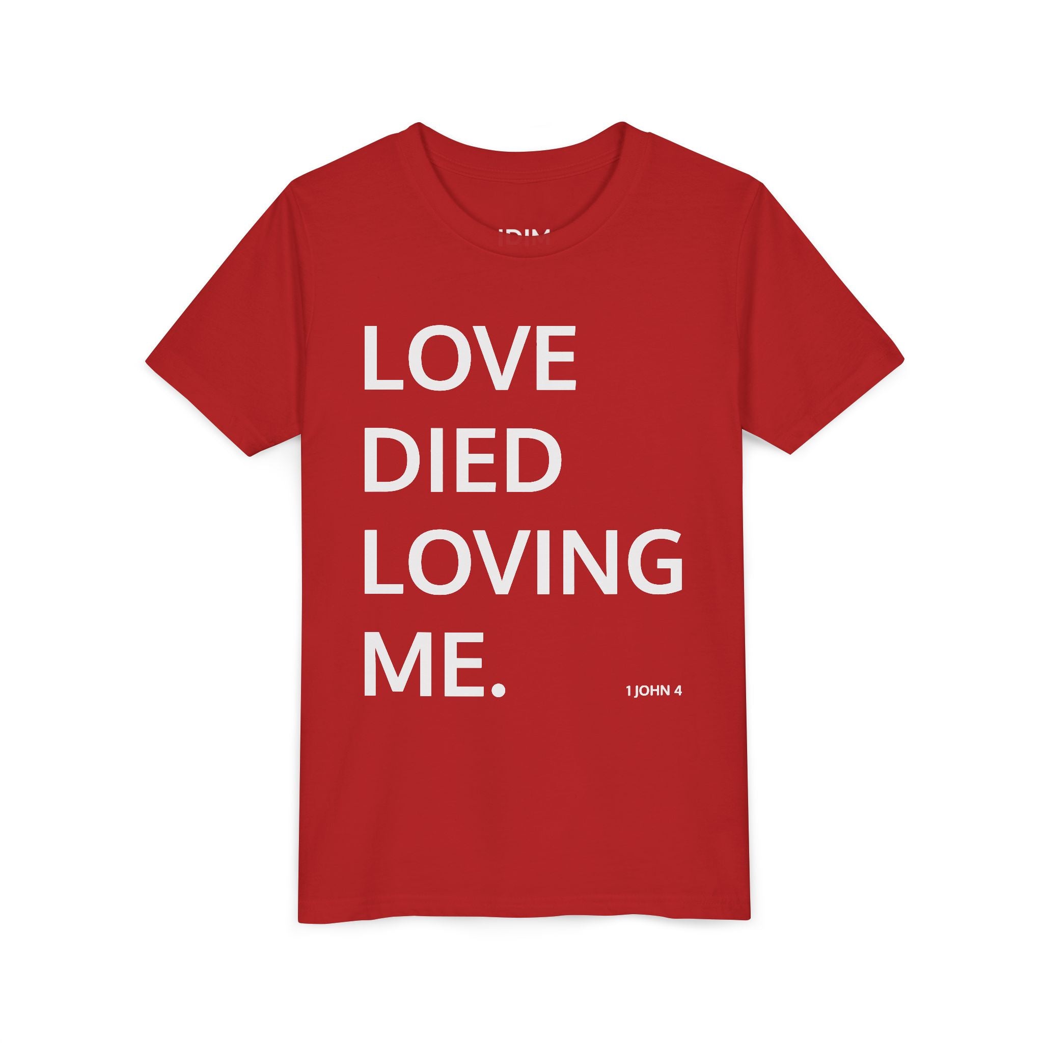 Love Died Loving Me - Youth Tee (Black Back Logo)