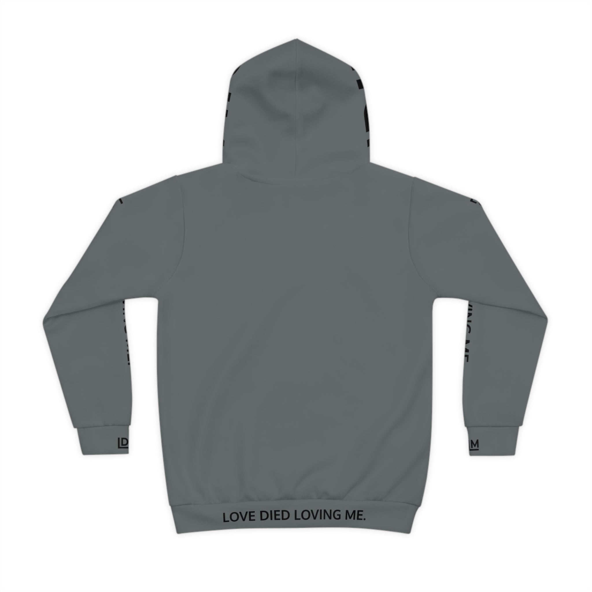 Love Died Loving Me - Kids Hoodie (Grey/Black)