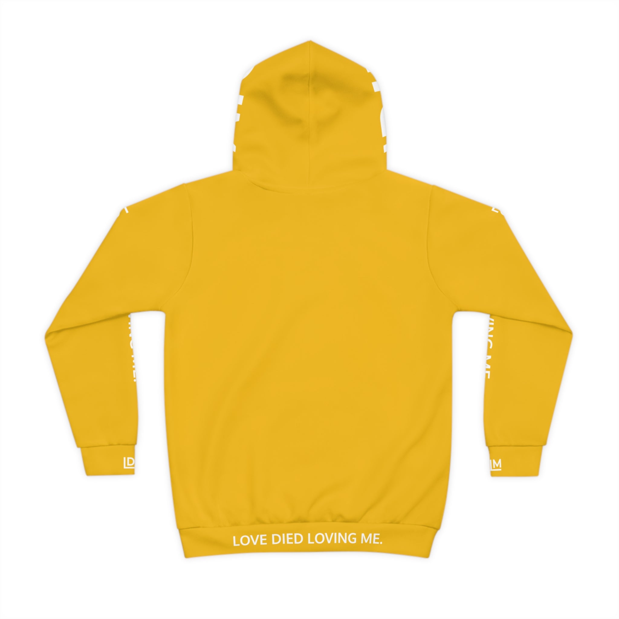 Love Died Loving Me - Kids Hoodie (Gold/White)