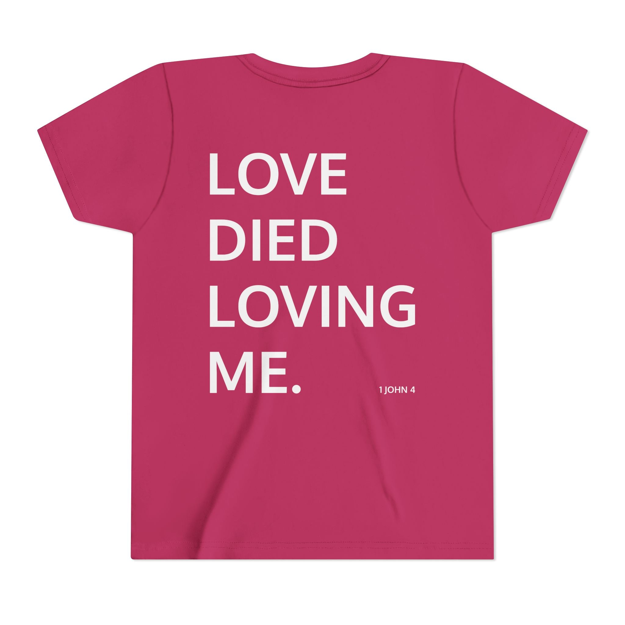 Love Died Loving Me - Youth Tee (White Front Logo)