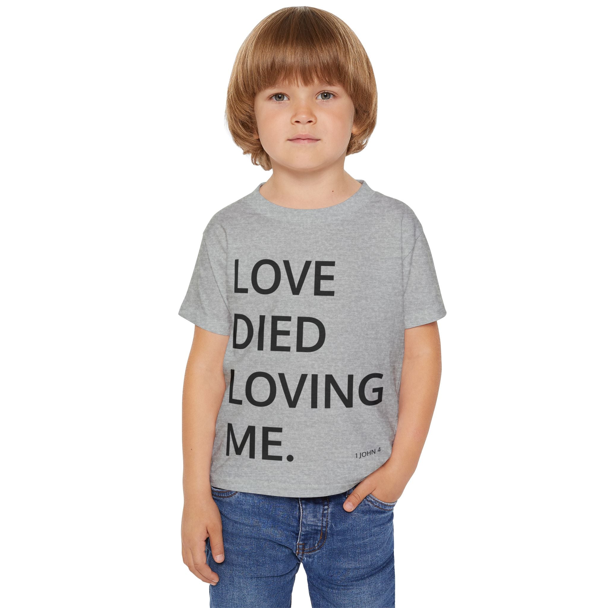 Love Died Loving Me - Toddler T-Shirt (Black Back Logo)