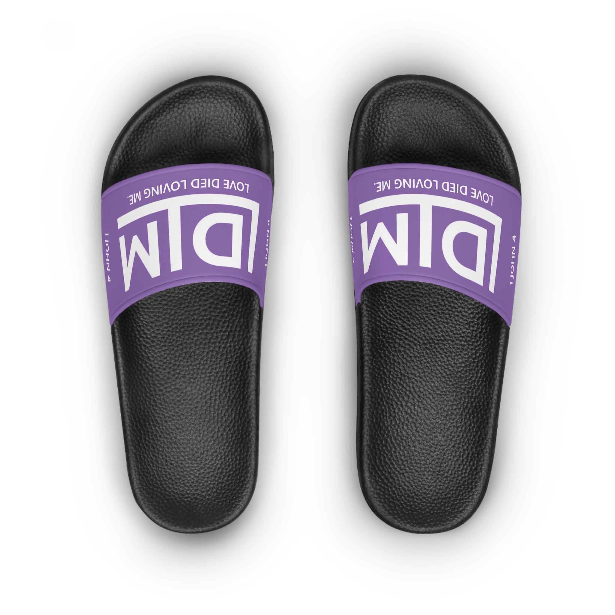 Love Died Loving Me - Women's Slides (Lavender)