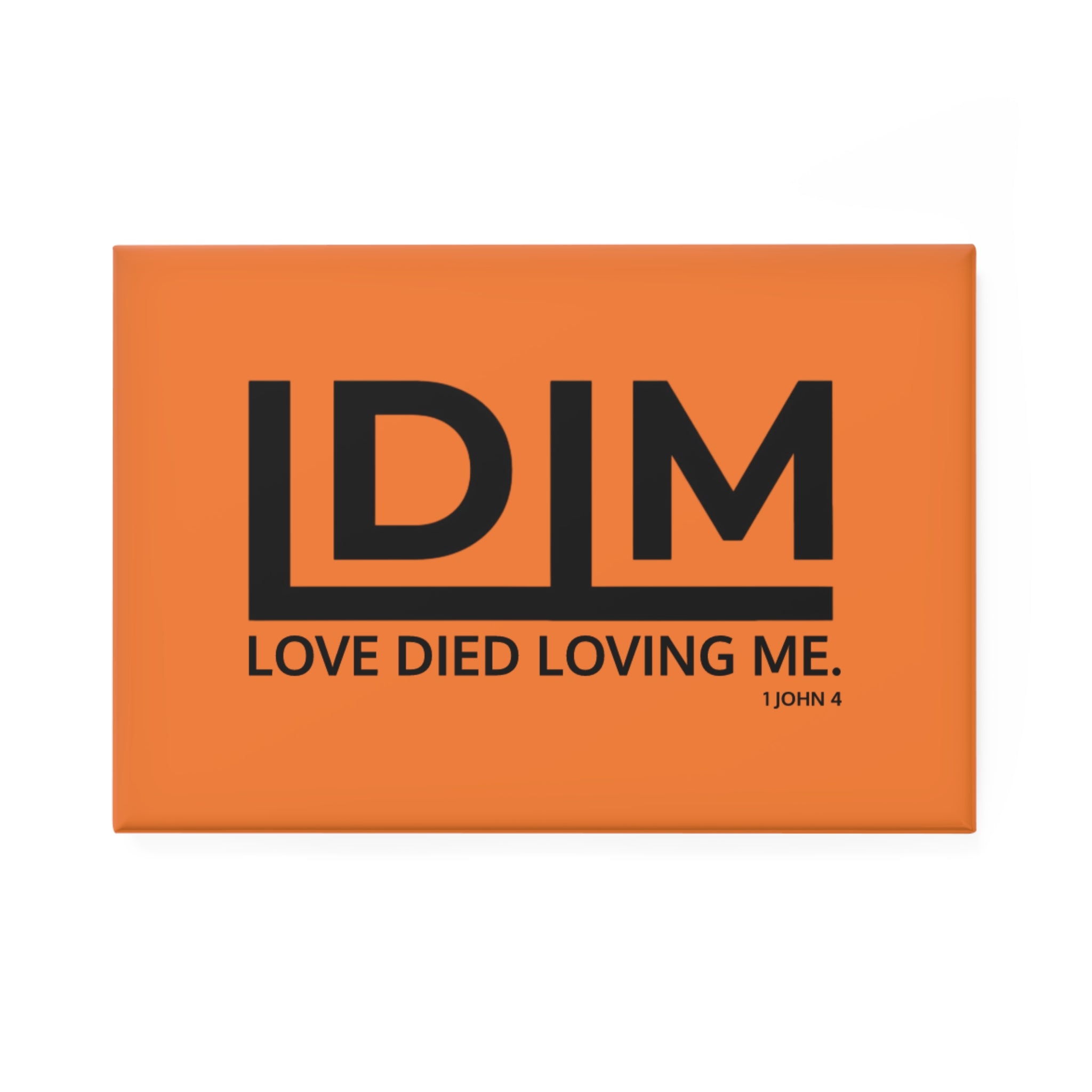 Love Died Loving Me - Fridge Magnet (Crusta/Black)