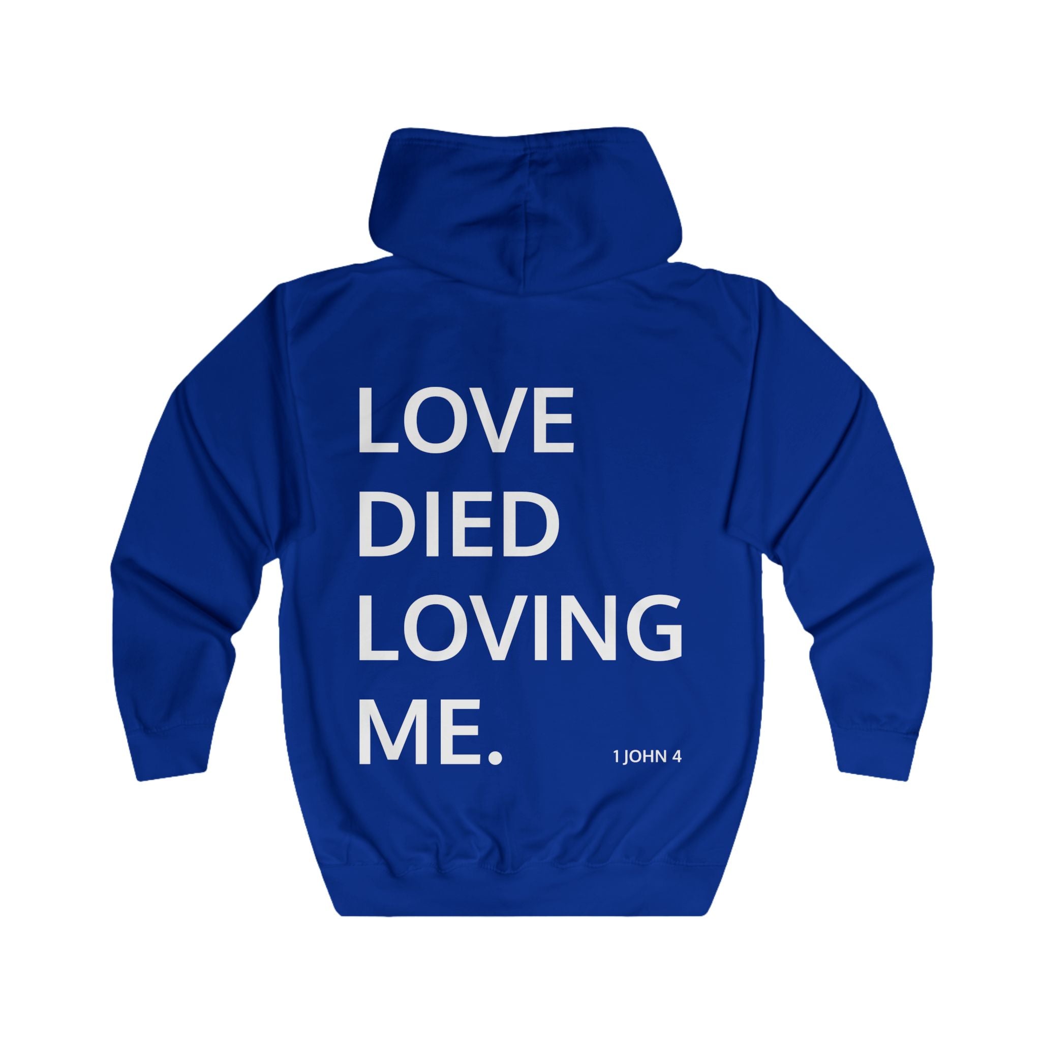 Love Died Loving Me - Unisex Zip Jacket (White Logo)