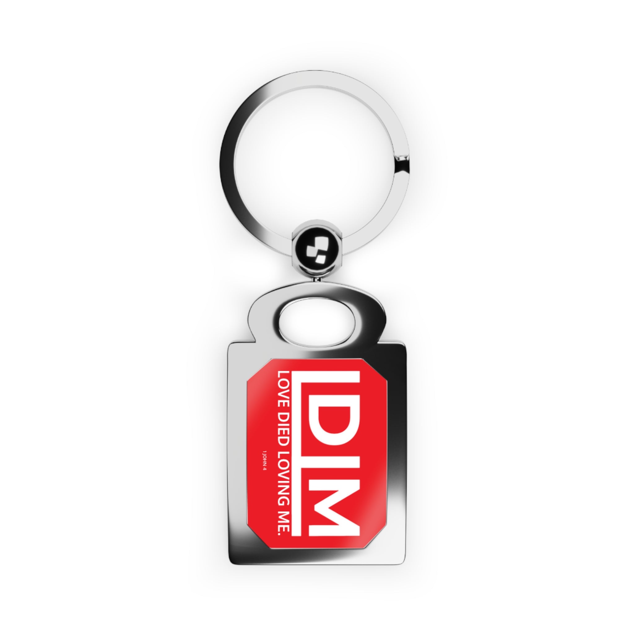 Love Died Loving Me - Keychain (Red/White)
