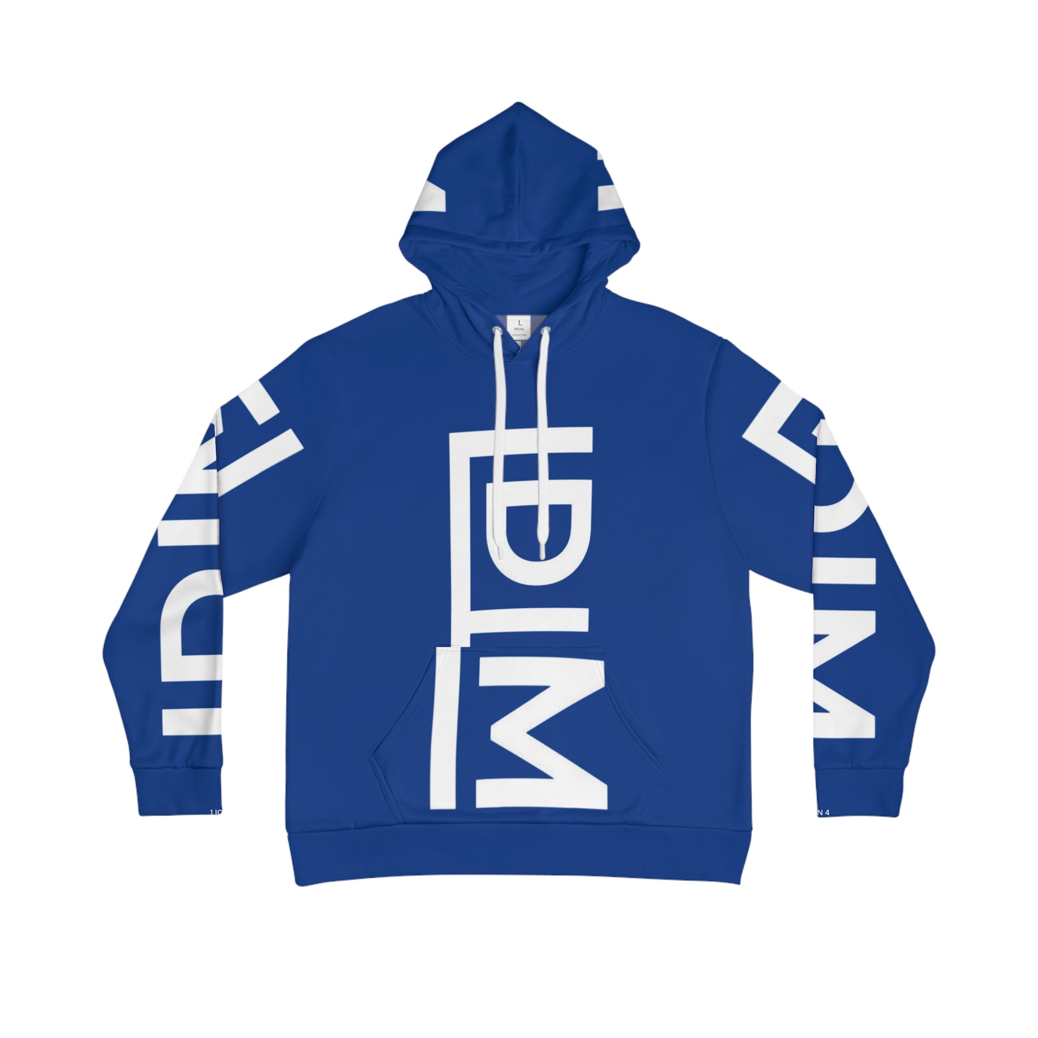 Love Died Loving Me - Unisex Logo Hoodie (Royal Blue/White)