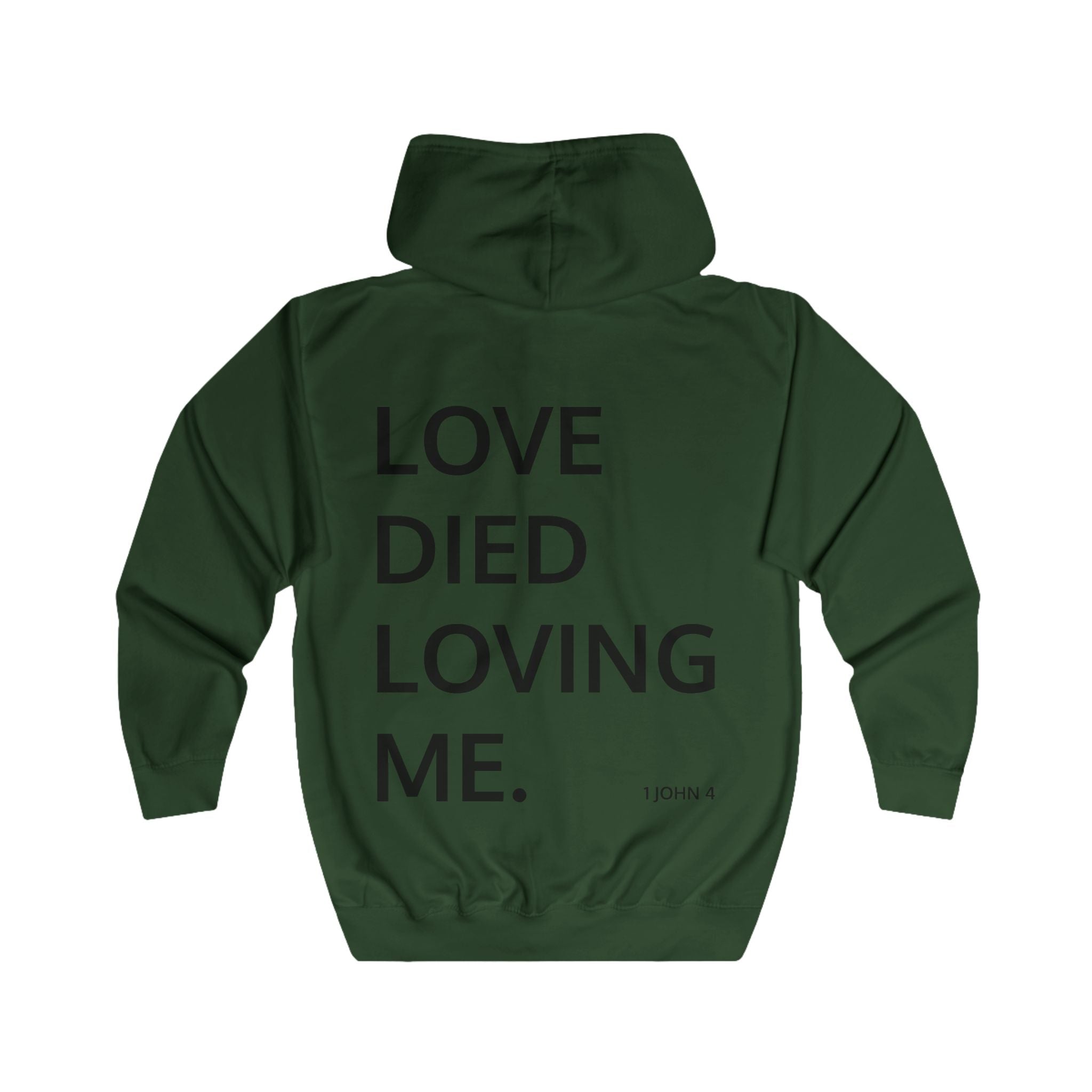 Love Died Loving Me - Unisex Zip Jacket (Black Logo)