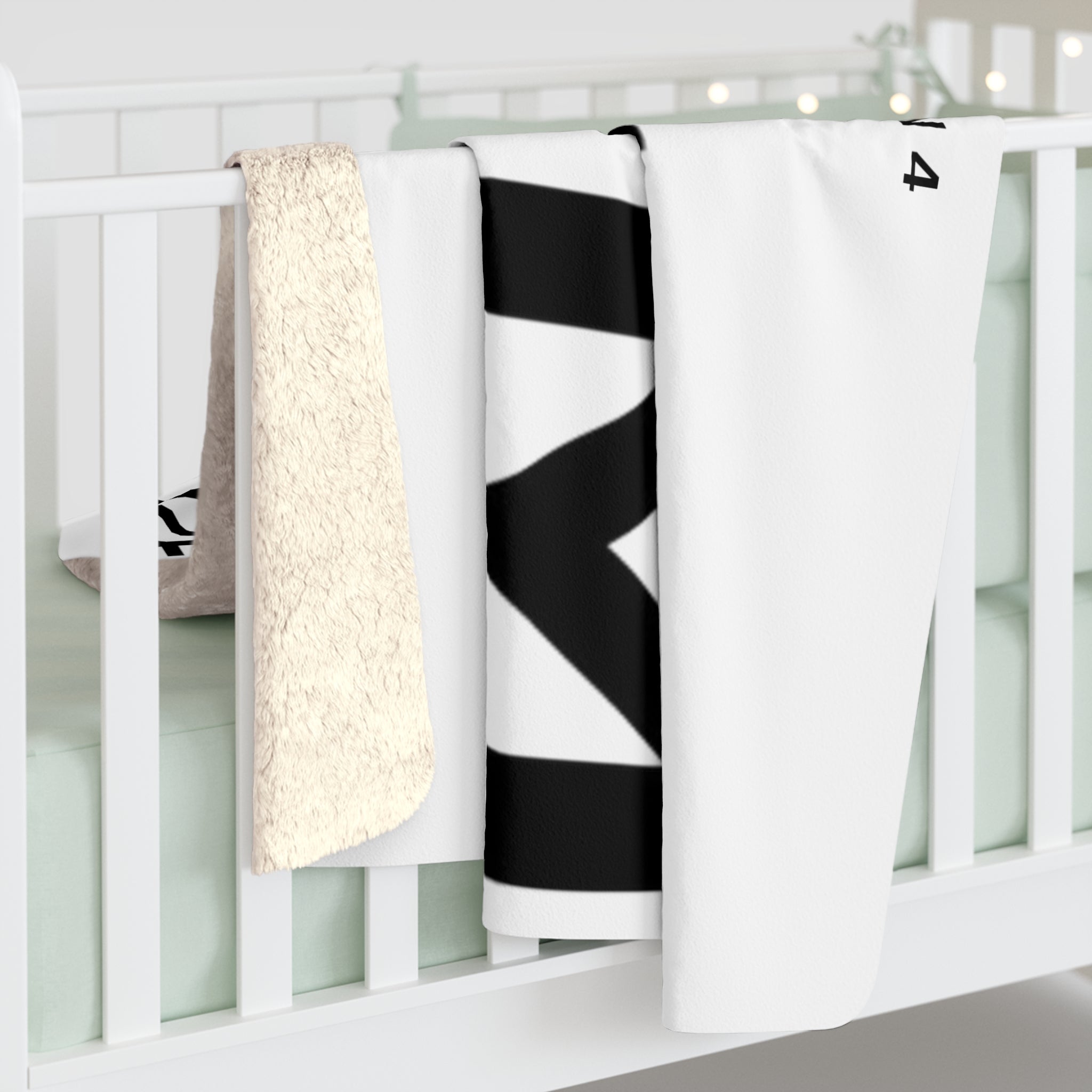 Love Died Loving Me - White Sherpa Fleece Blanket