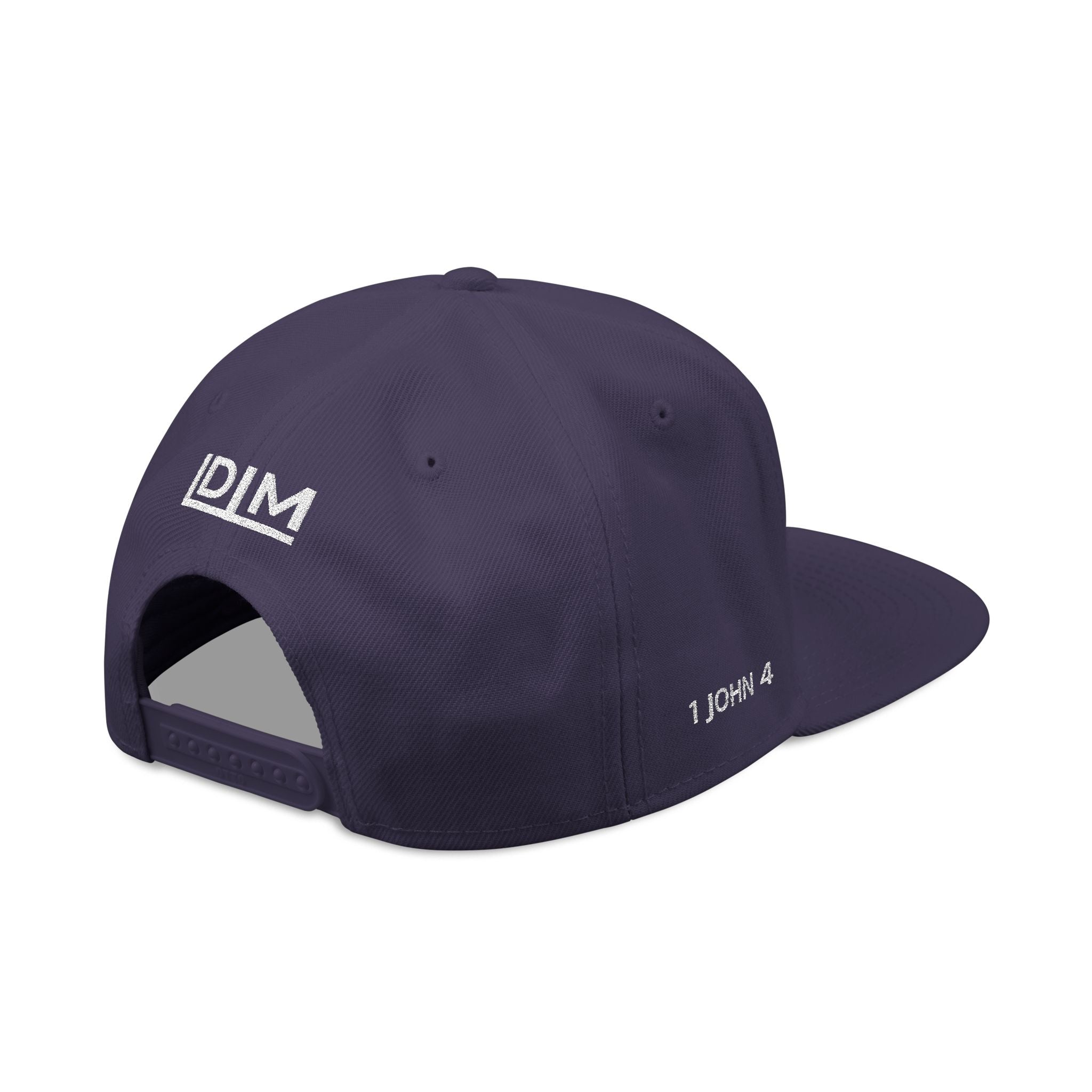 Love Died Loving Me - Embroidered Snapback Cap (White Logo)
