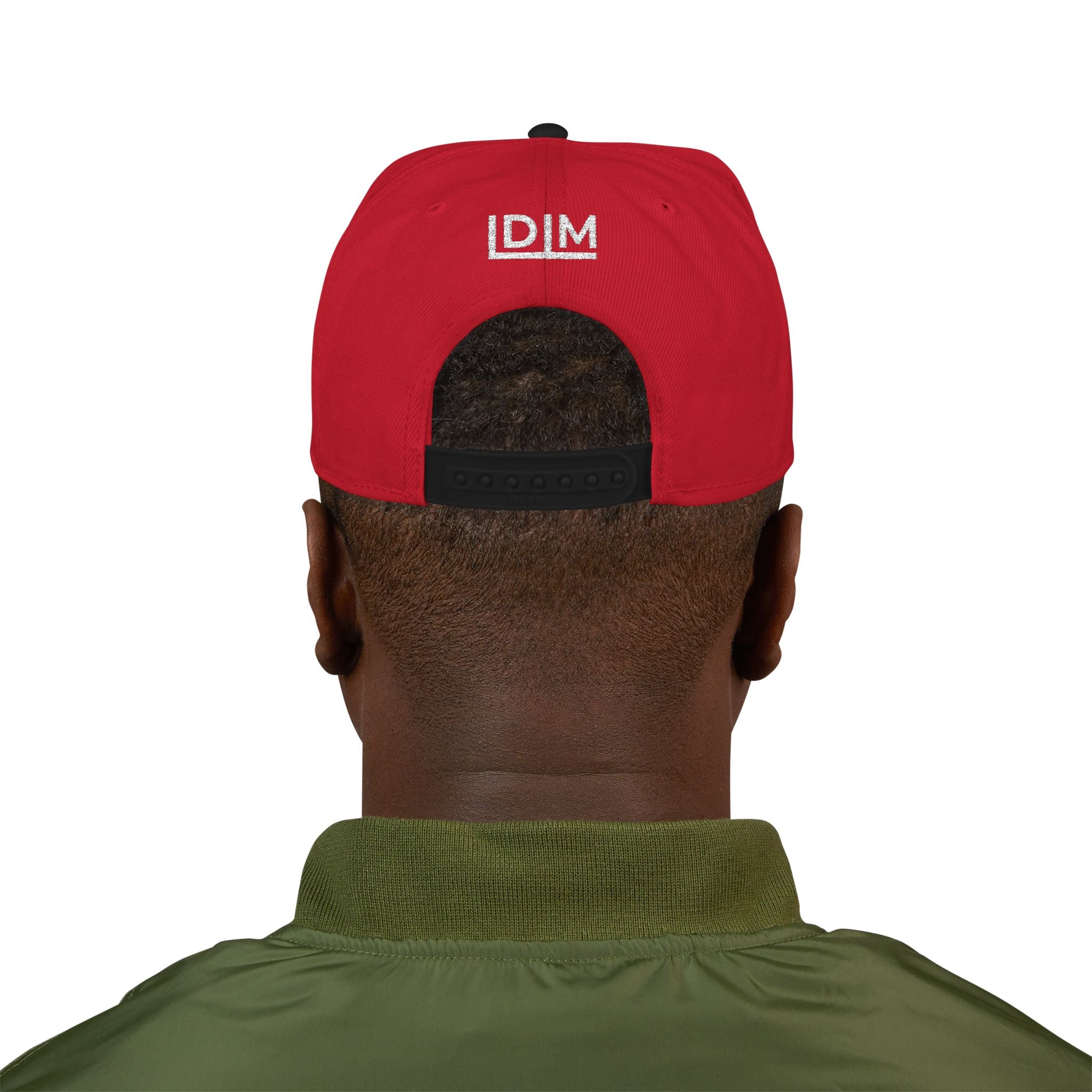 Love Died Loving Me - Embroidered Snapback Cap (White Logo)