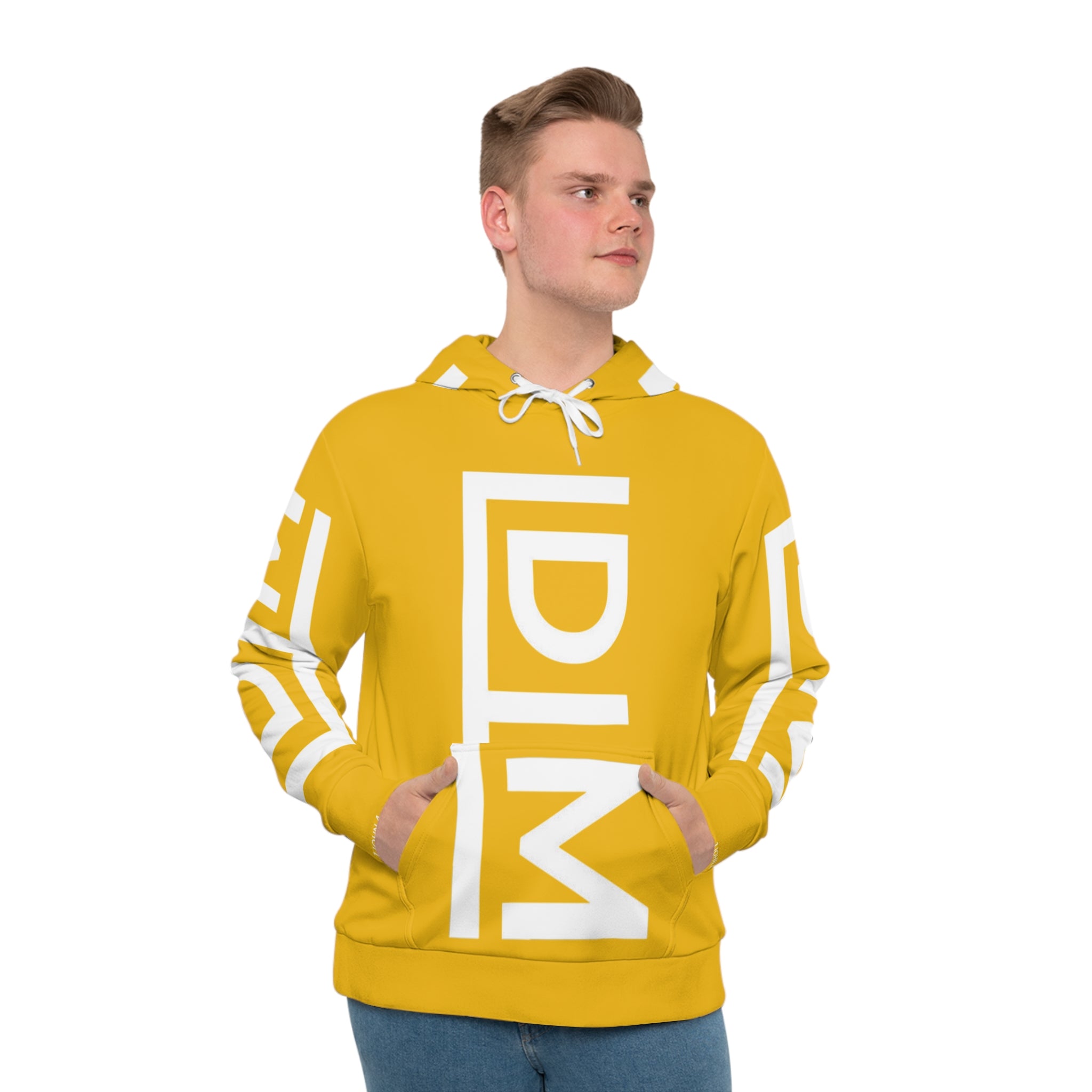 Love Died Loving Me - Unisex Logo Hoodie (Gold/White)