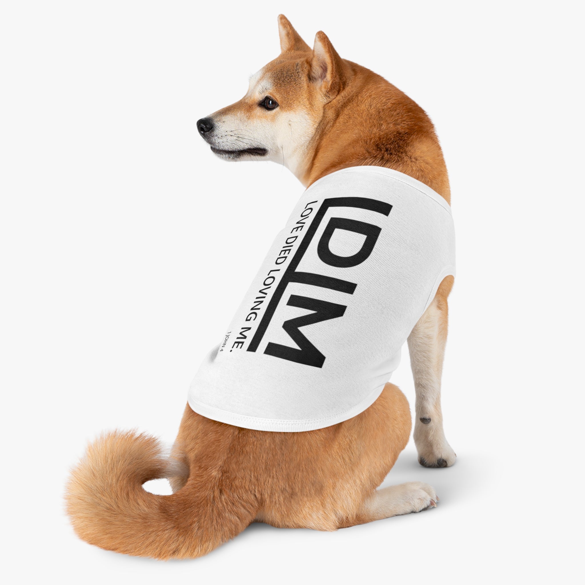 Love Died Loving Me - Pet Tank Top (Black Logo)