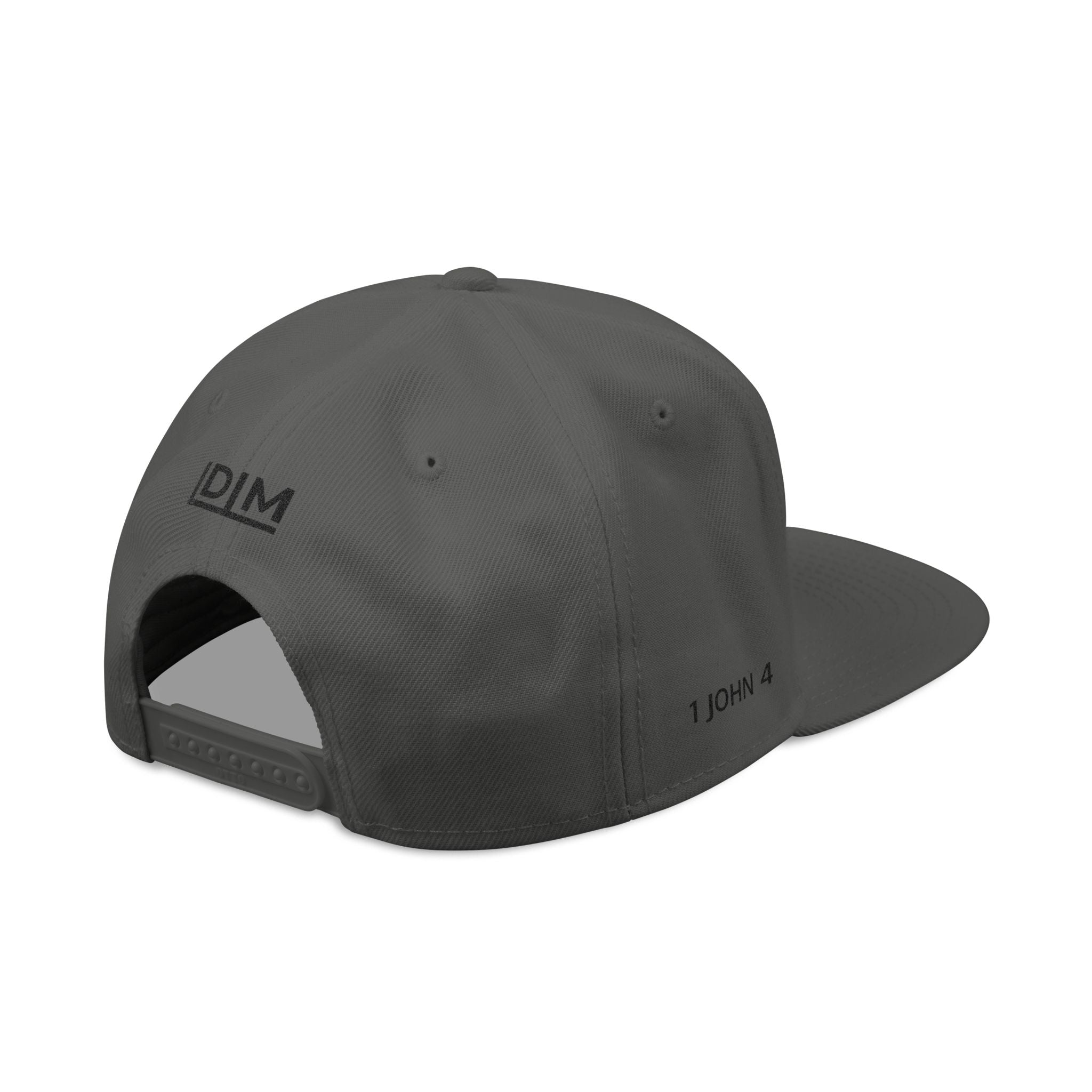 Love Died Loving Me - Embroidered Snapback Cap (Black Logo)