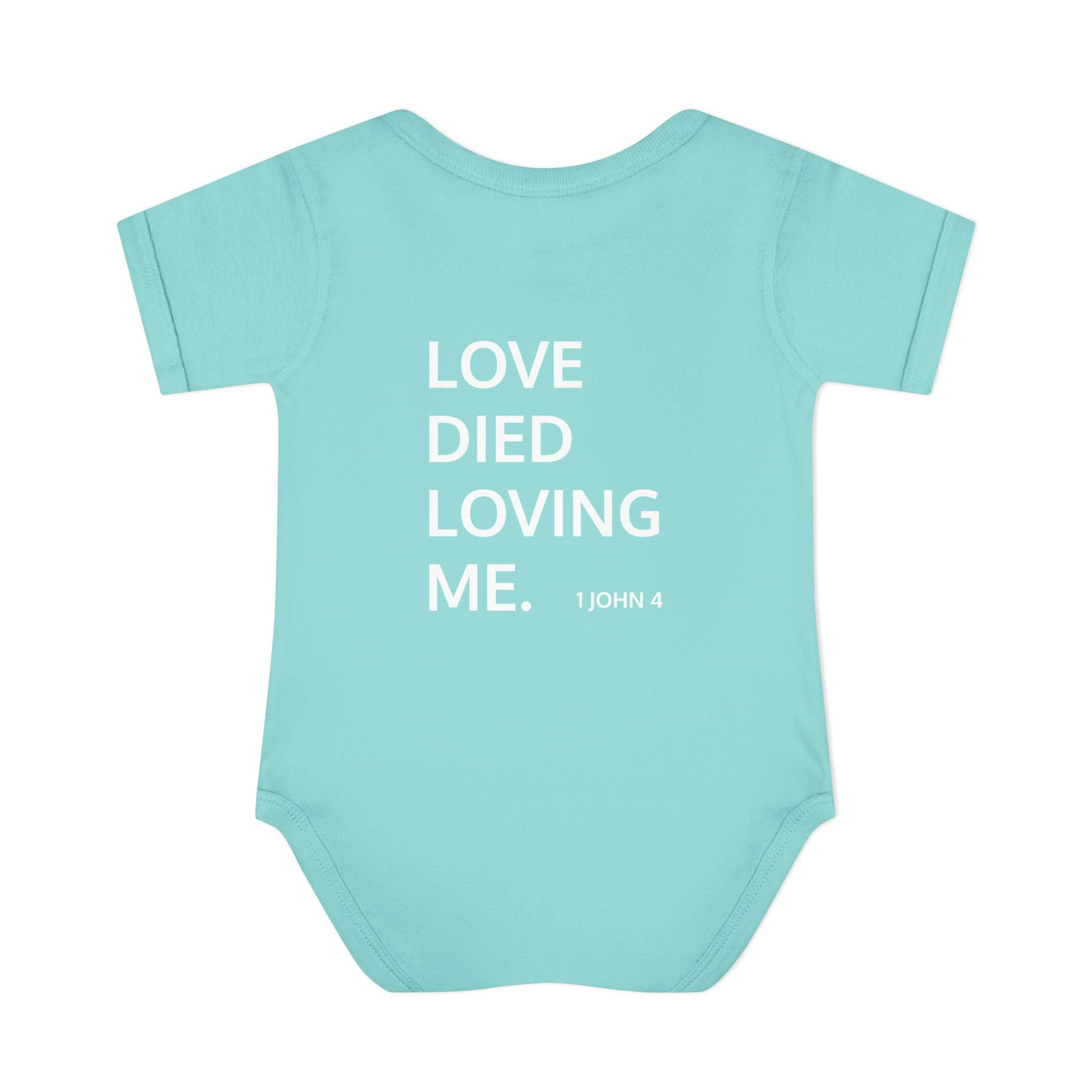Love Died Loving Me - Infant Baby Bodysuit (White Logo)