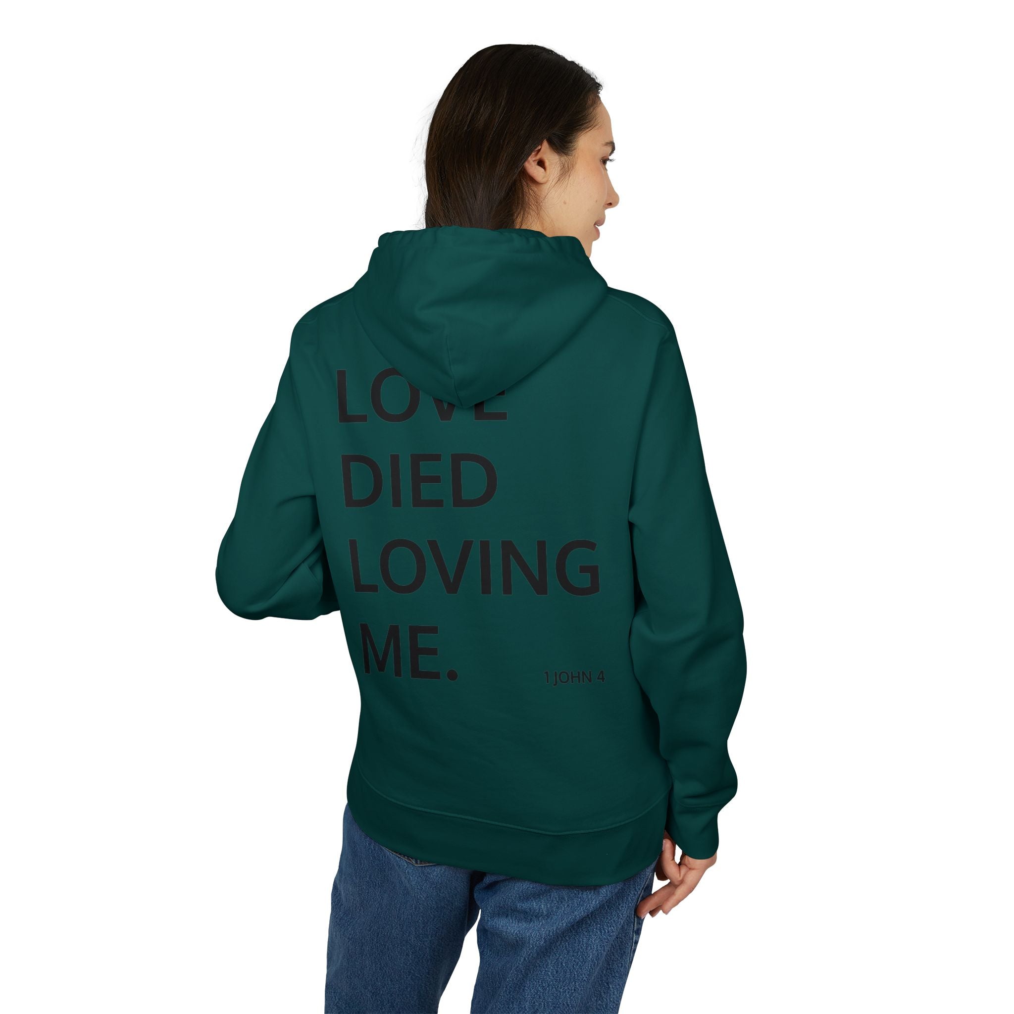 Love Died Loving Me - Unisex Hoodie (Black Horiz Logo)
