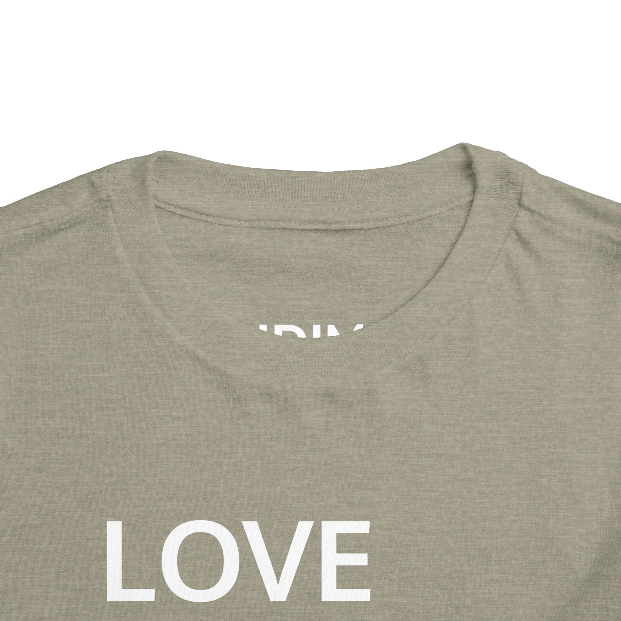 Love Died Loving Me - Toddler T-Shirt (White Back Logo)