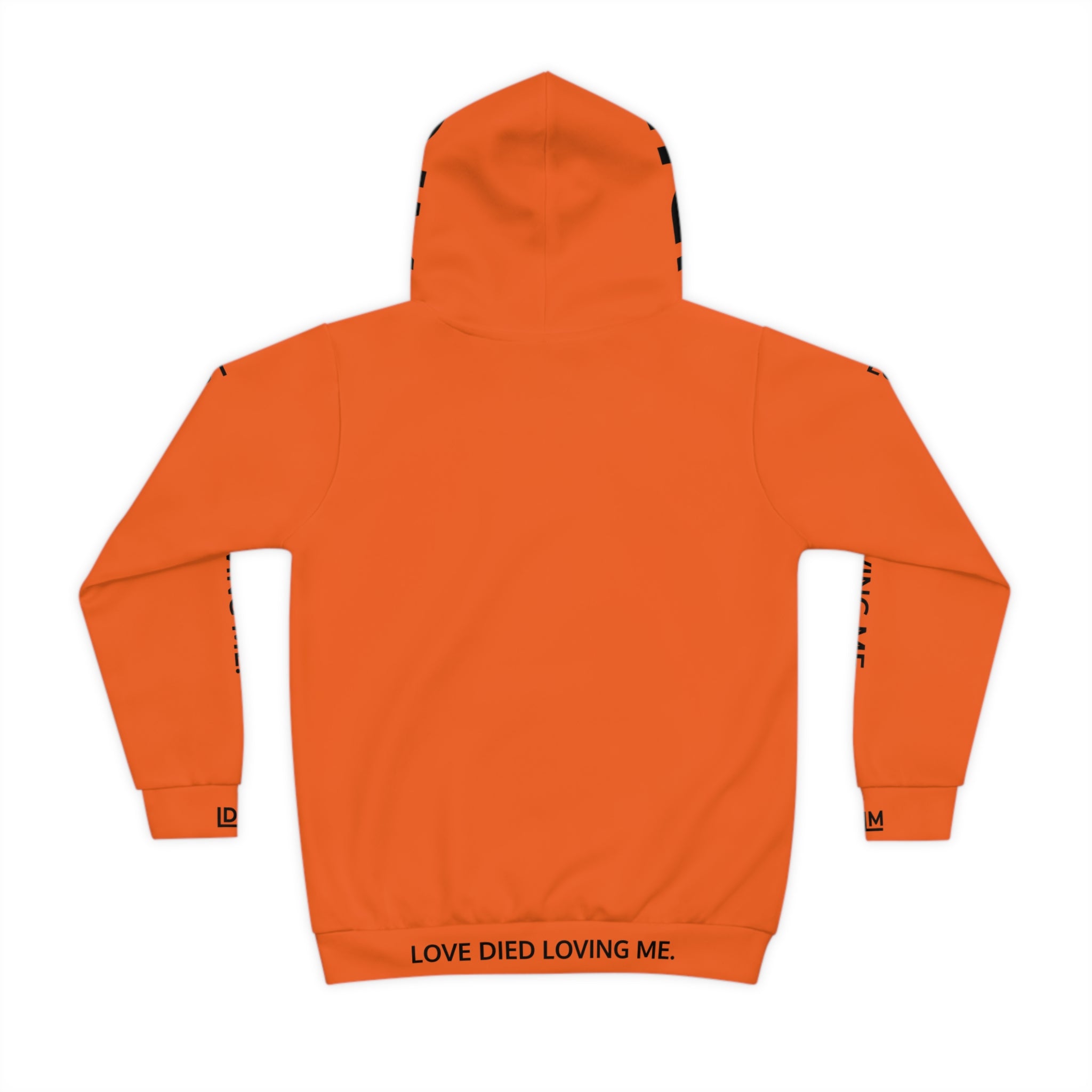 Love Died Loving Me - Kids Hoodie (Orange/Black)