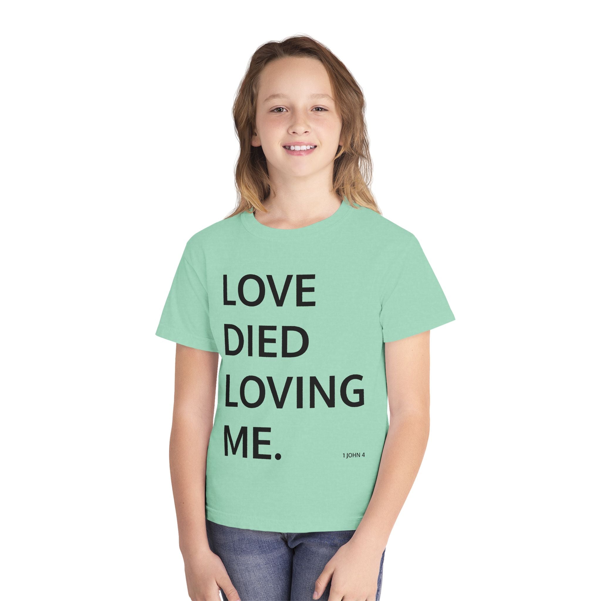Love Died Loving Me - Youth Tee (Black Back Logo)