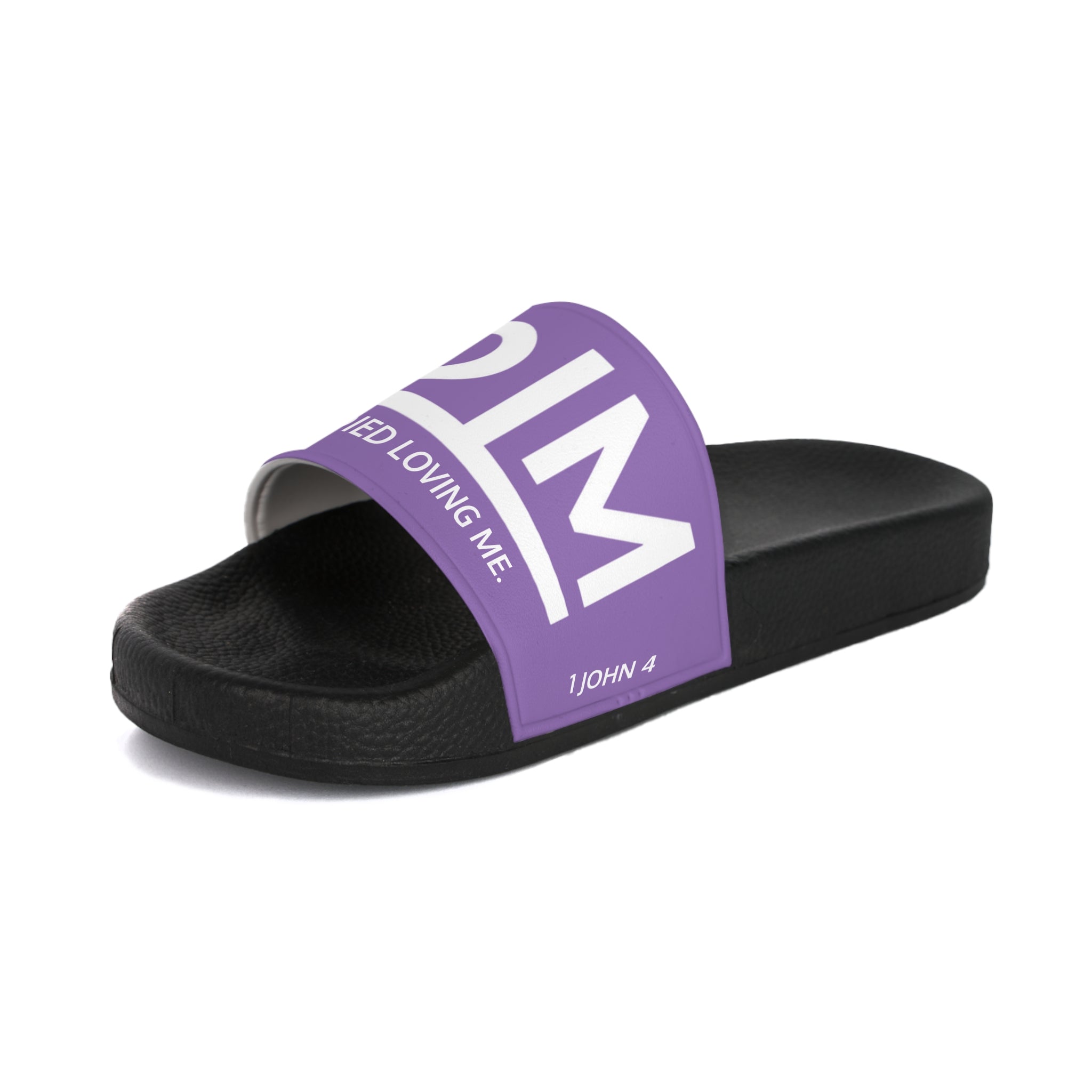 Love Died Loving Me - Women's Slides (Lavender)