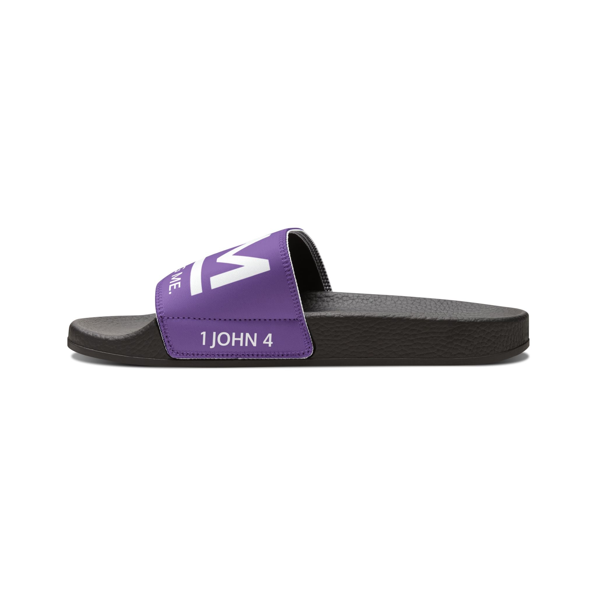 Love Died Loving Me - Women's Removable-Strap Slides (Lavender)