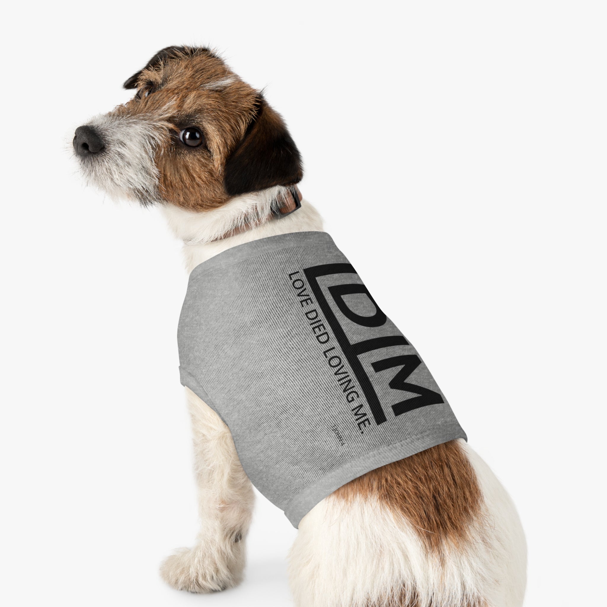 Love Died Loving Me - Pet Tank Top (Black Logo)