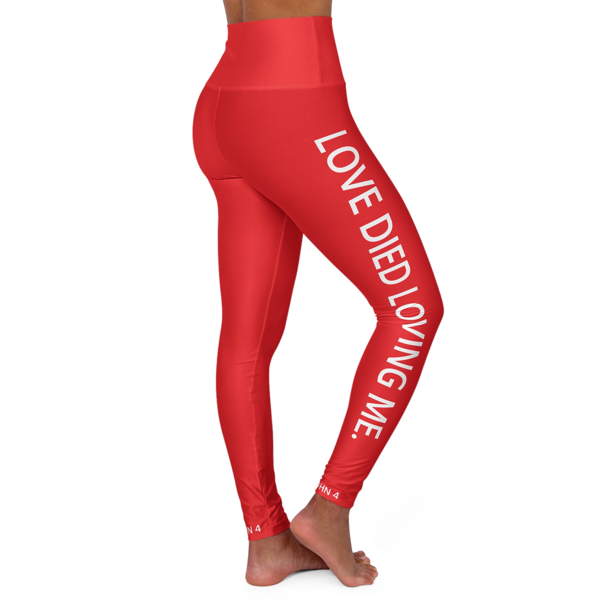 Love Died Loving Me - Women's Leggings (Red)