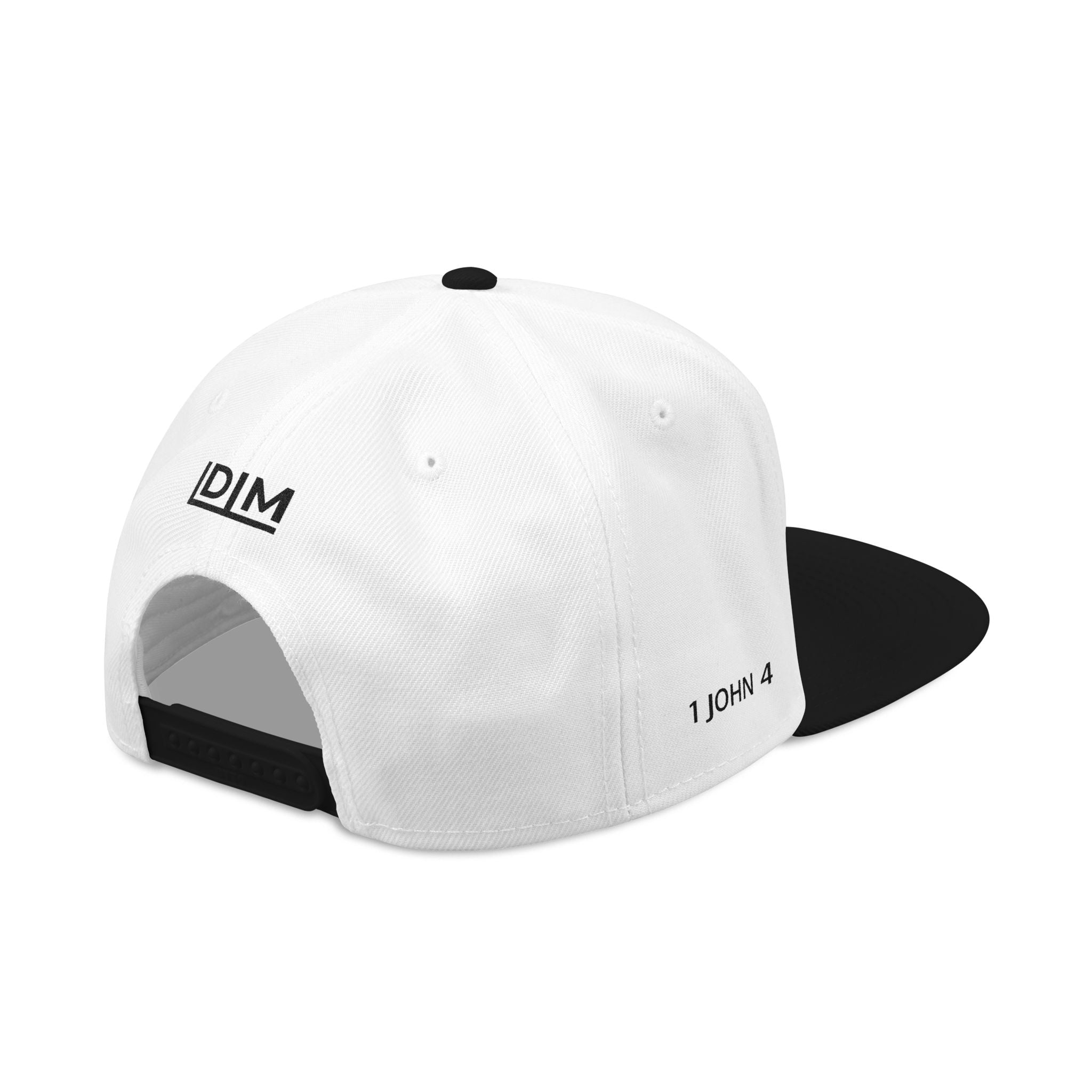 Love Died Loving Me - Embroidered Snapback Cap (Black Logo)