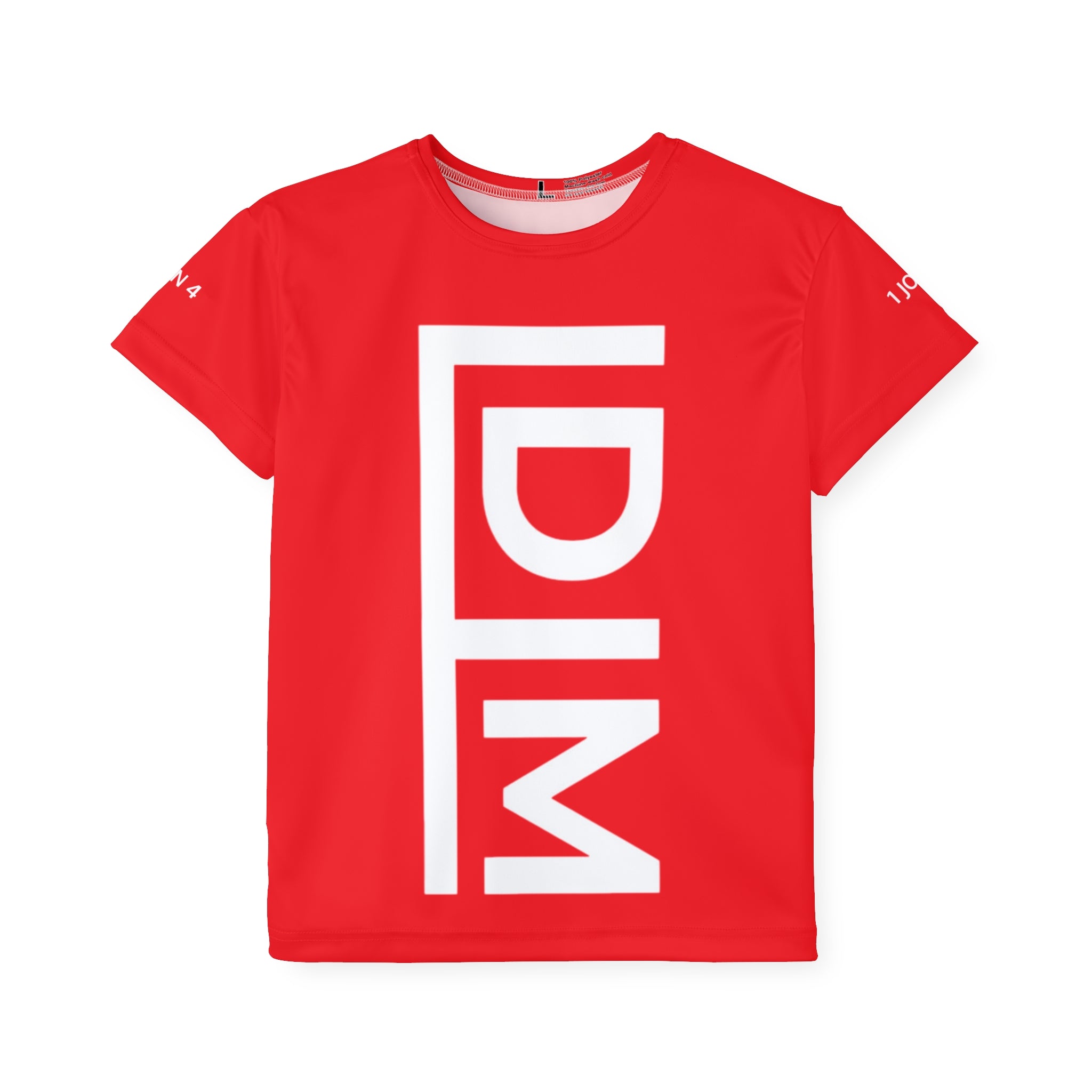 Love Died Loving Me - Kids Sports Jersey (Red/White)
