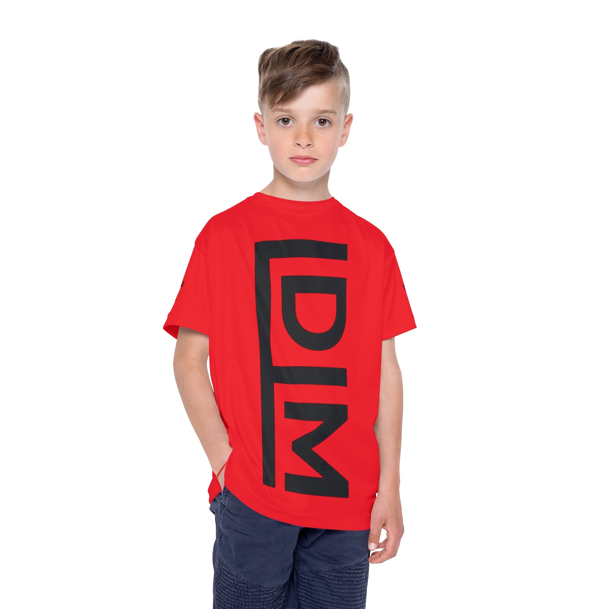 Love Died Loving Me - Kids Sports Jersey (Red/Black)