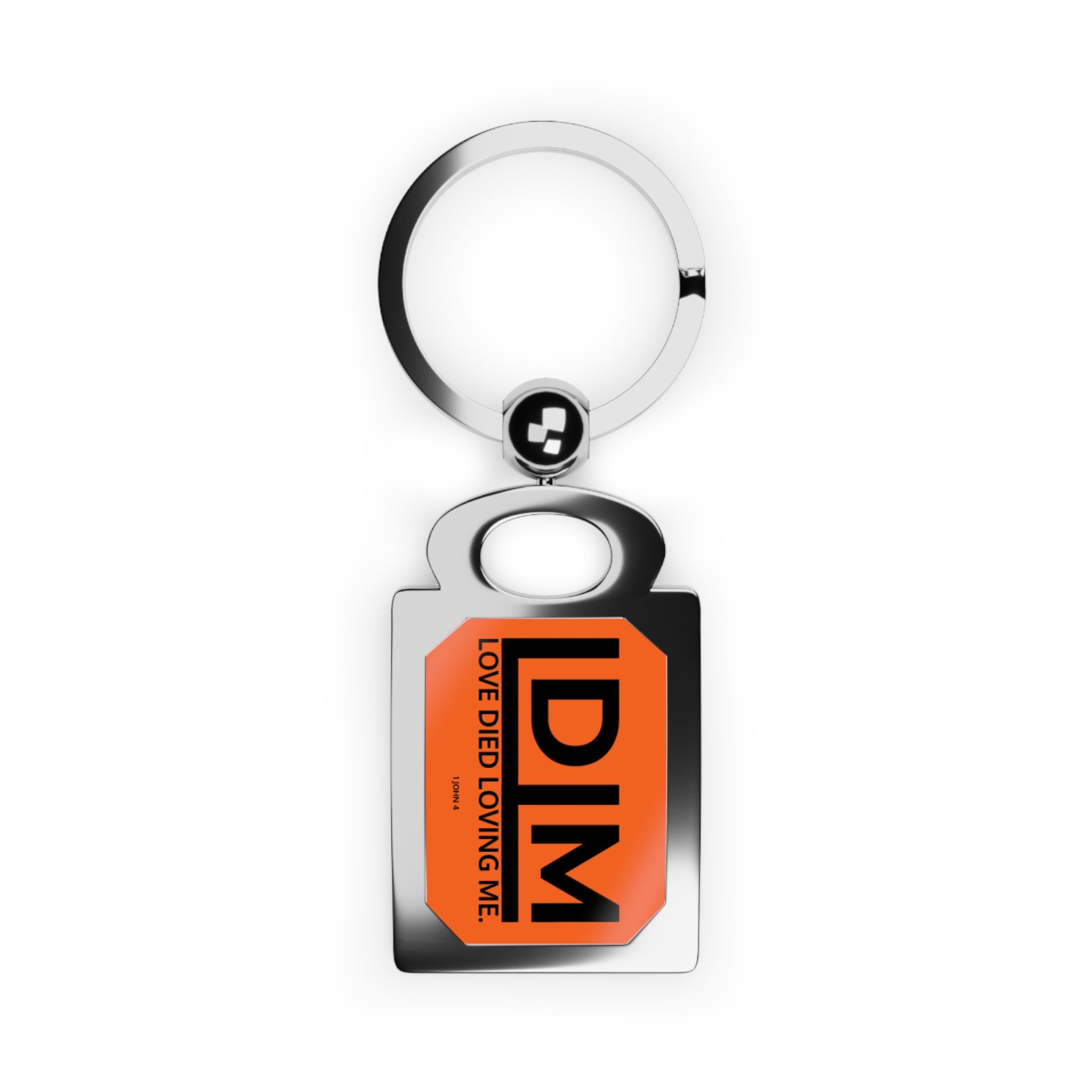 Love Died Loving Me - Keychain (Orange/Black)
