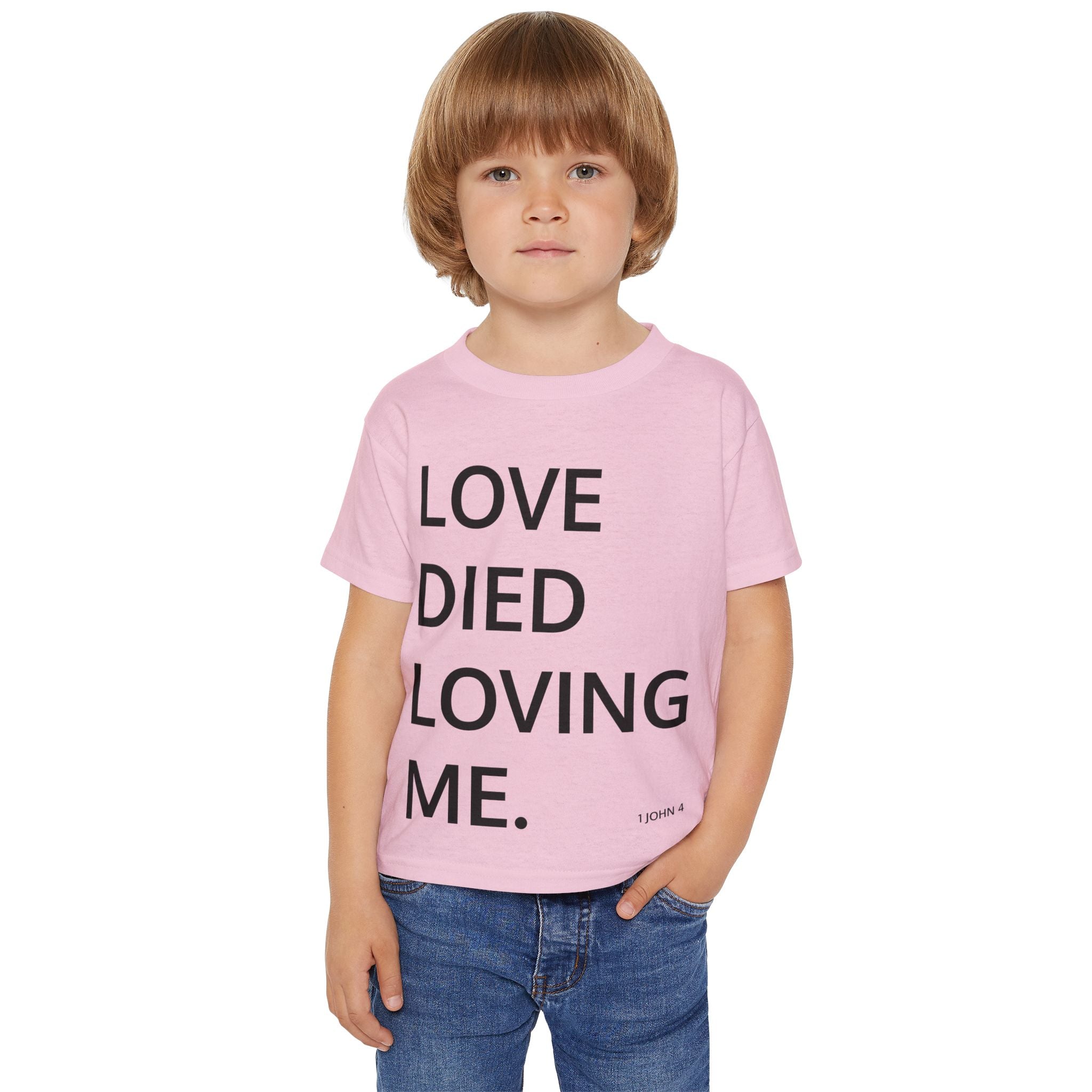 Love Died Loving Me - Toddler T-Shirt (Black Back Logo)