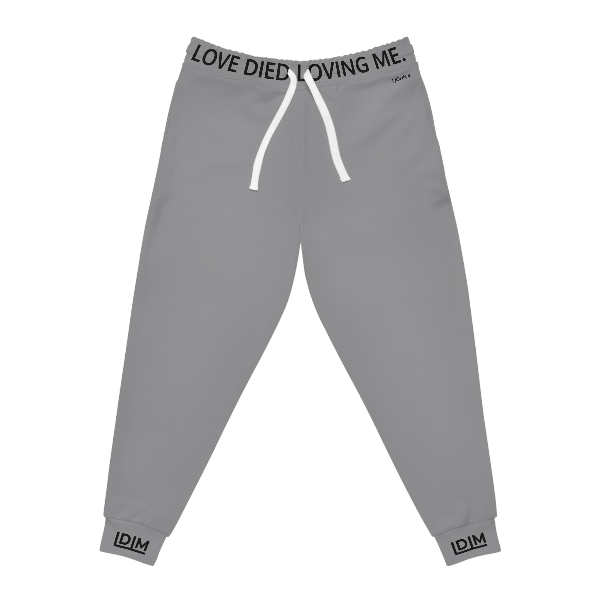 Love Died Loving Me - Unisex Joggers (Grey/Black)
